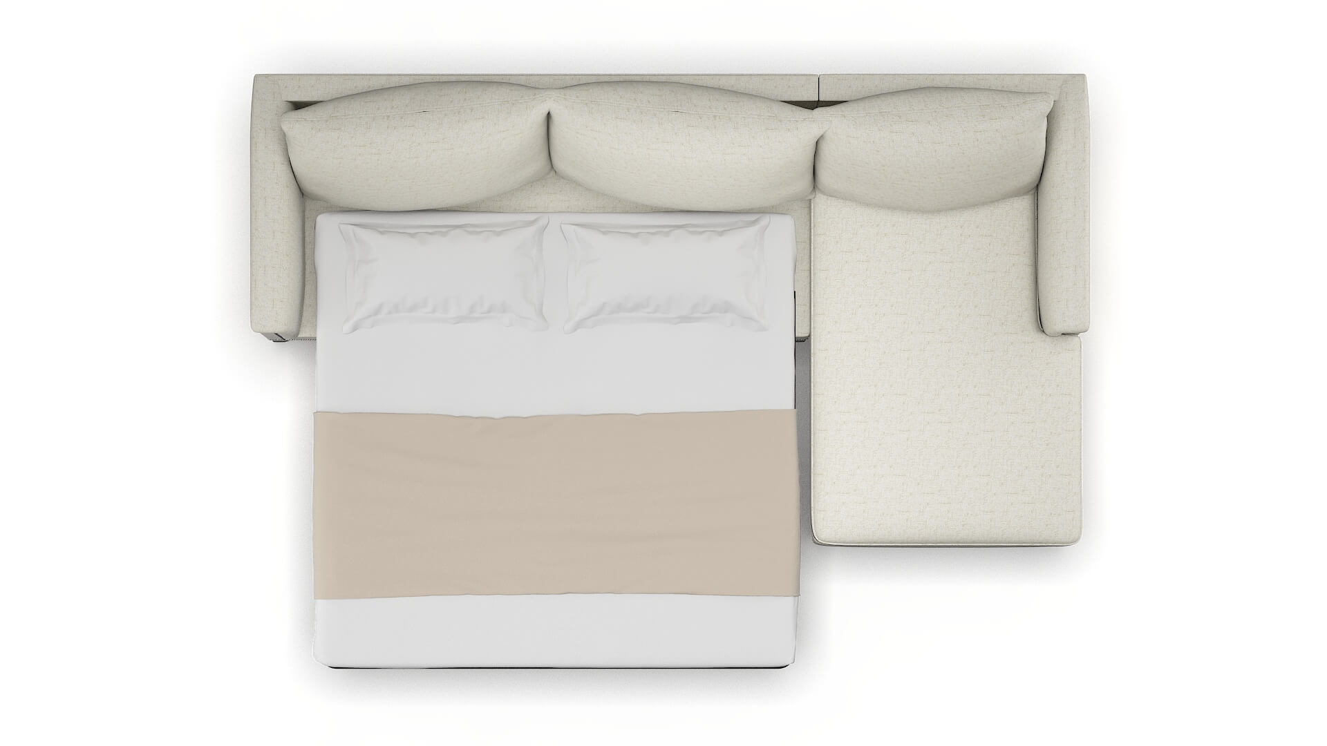 Sofia Oceanside Birch Panel Sleeper Espresso legs 3