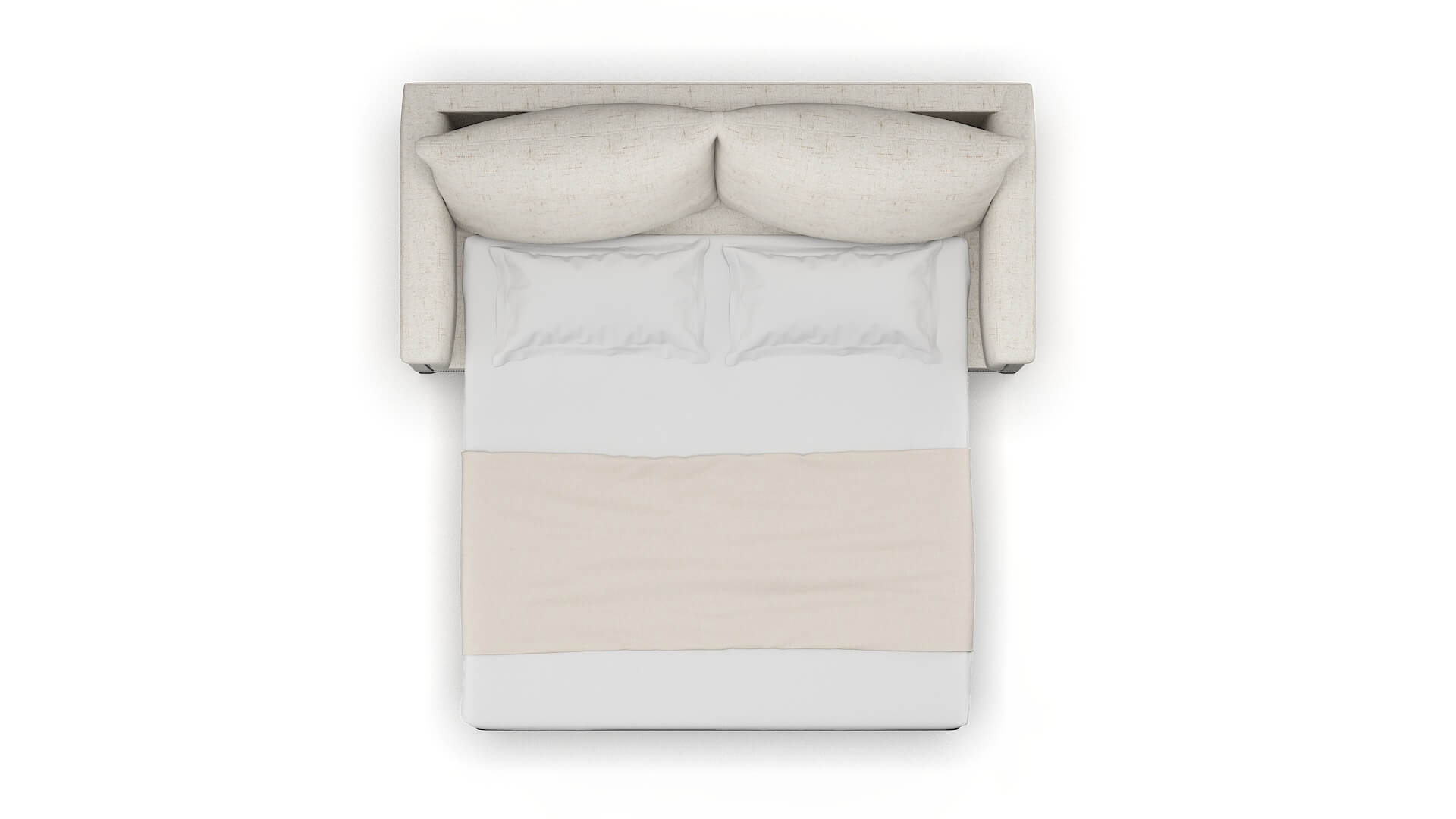 Sofia Oceanside Natural Sofa Sleeper Espresso legs 3