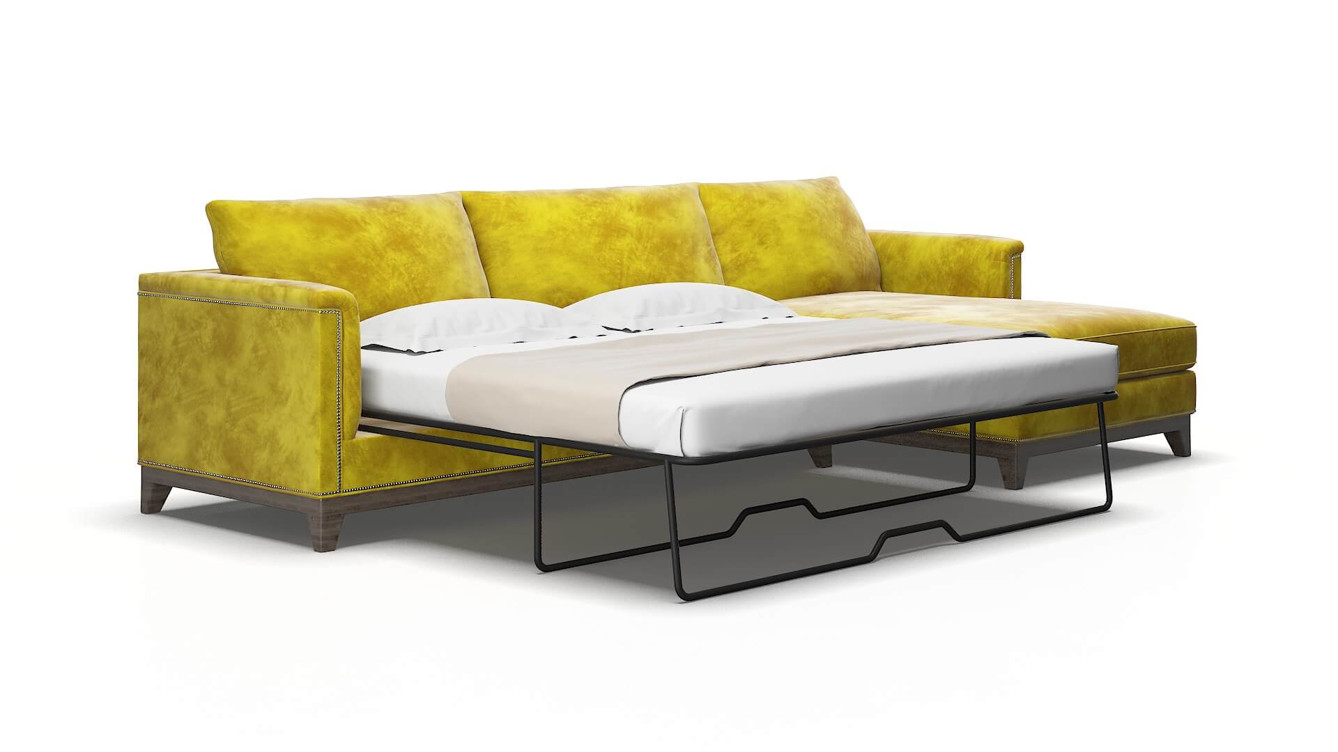 Sofia Quartz 402 Panel Sleeper Espresso legs 2