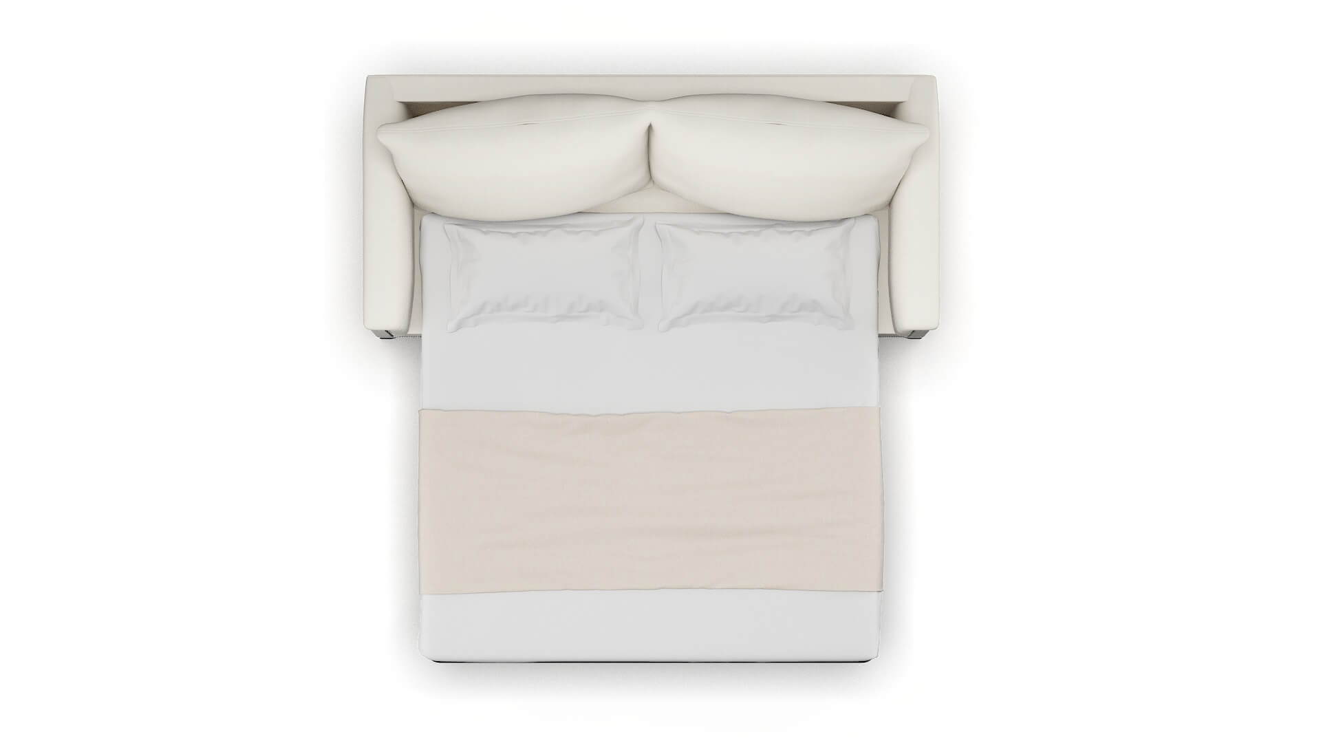 Sofia R_prize Cream Sofa Sleeper Espresso legs 3