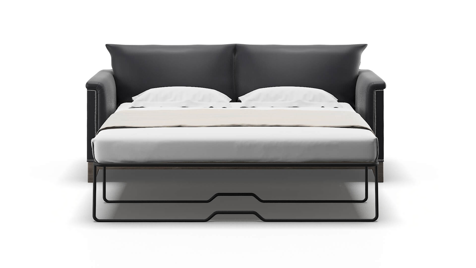 Sofia Redondo Navy Sofa Sleeper Espresso legs 1