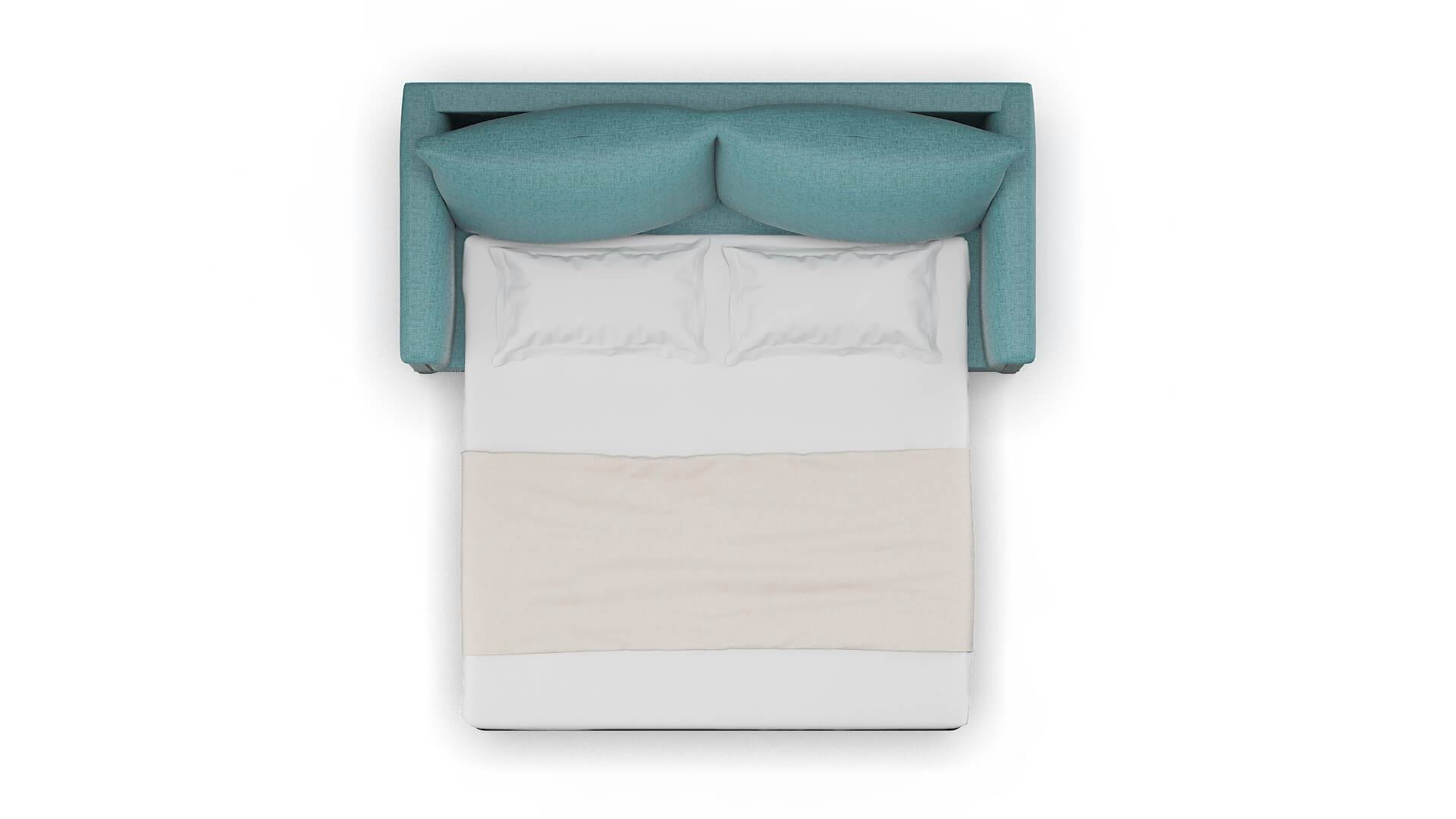 Sofia Rocket Peacock Sofa Sleeper Espresso legs 3