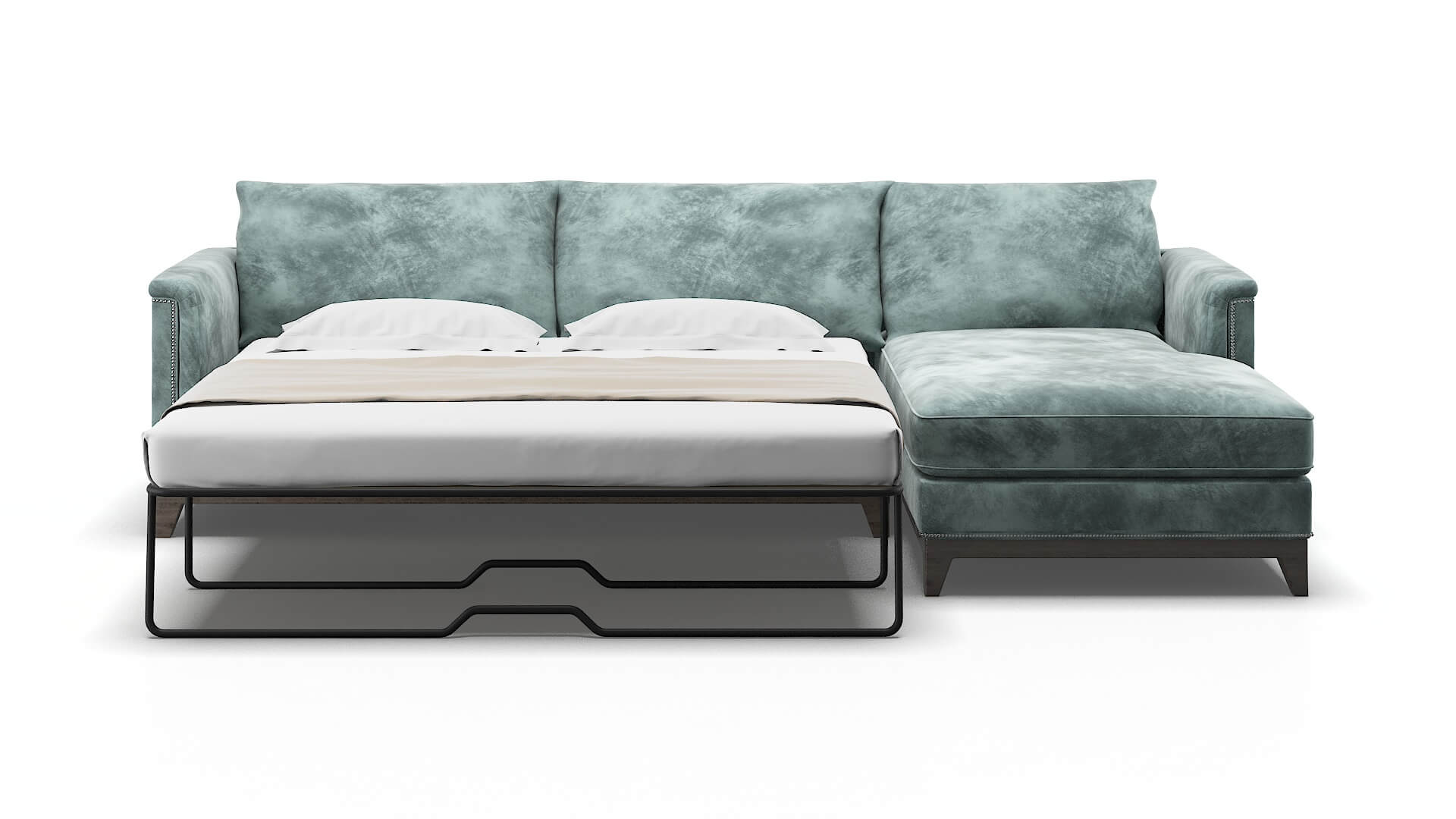 Sofia Royale Cloud Panel Sleeper Espresso legs 1