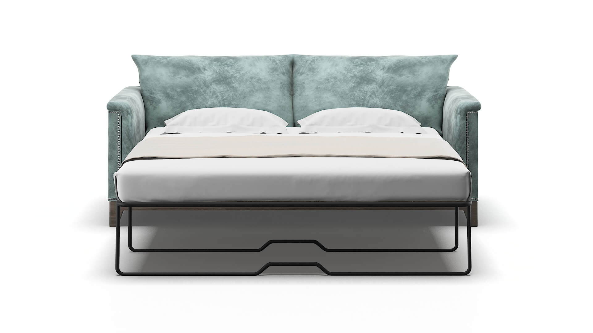 Sofia Royale Cloud Sofa Sleeper Espresso legs 1
