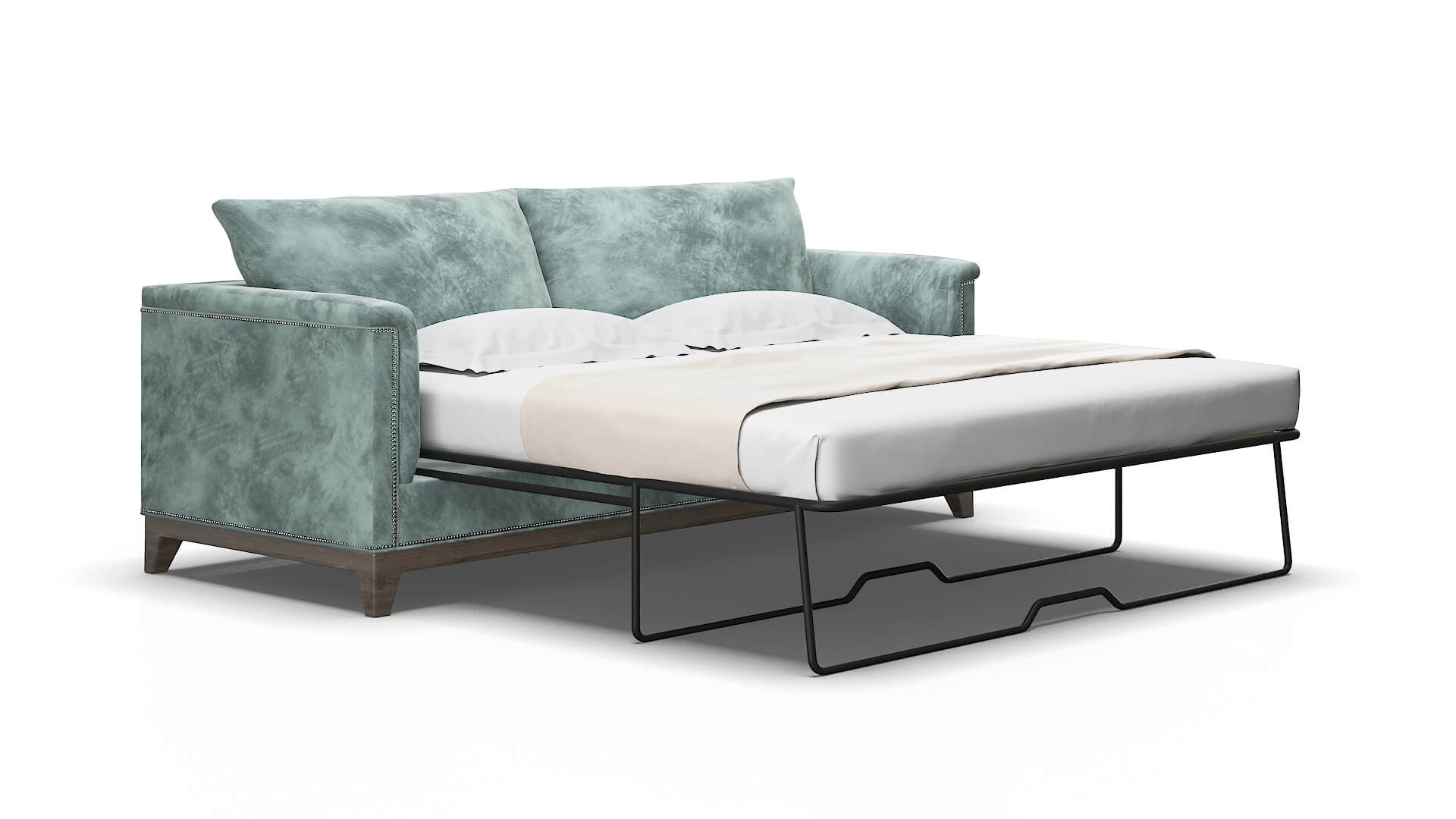 Sofia Royale Cloud Sofa Sleeper Espresso legs 2
