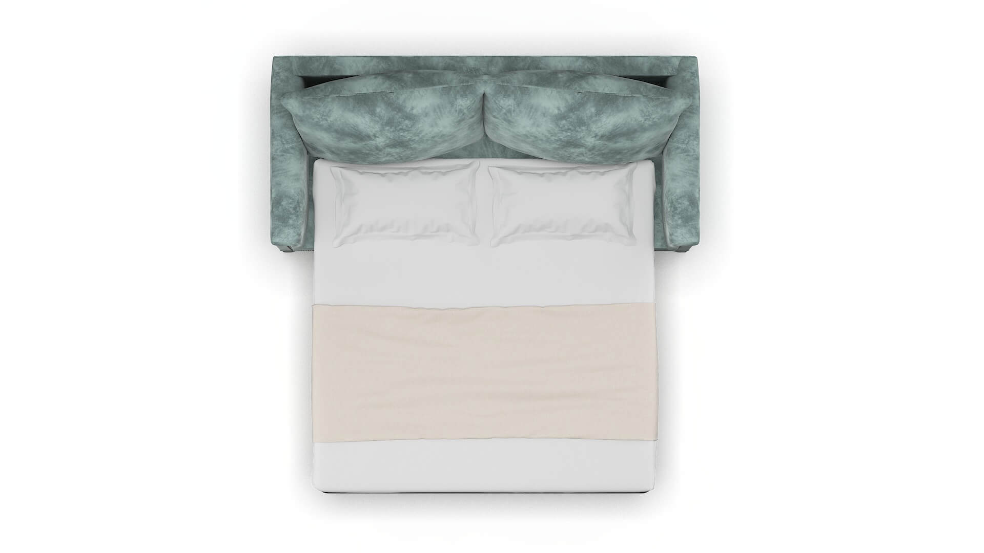 Sofia Royale Cloud Sofa Sleeper Espresso legs 3