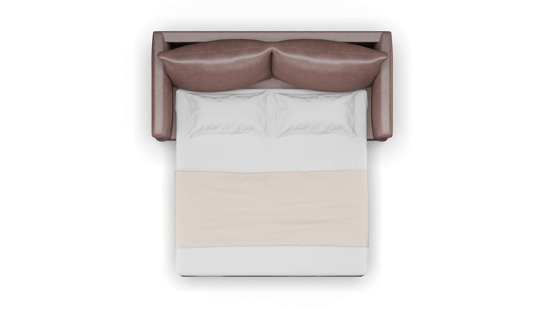 Sofia Royale Mocha Sofa Sleeper Espresso legs 3