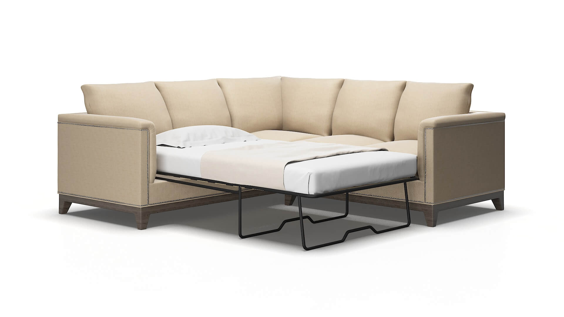 Sofia Royale mondo Sectional sleeper Espresso Legs  2