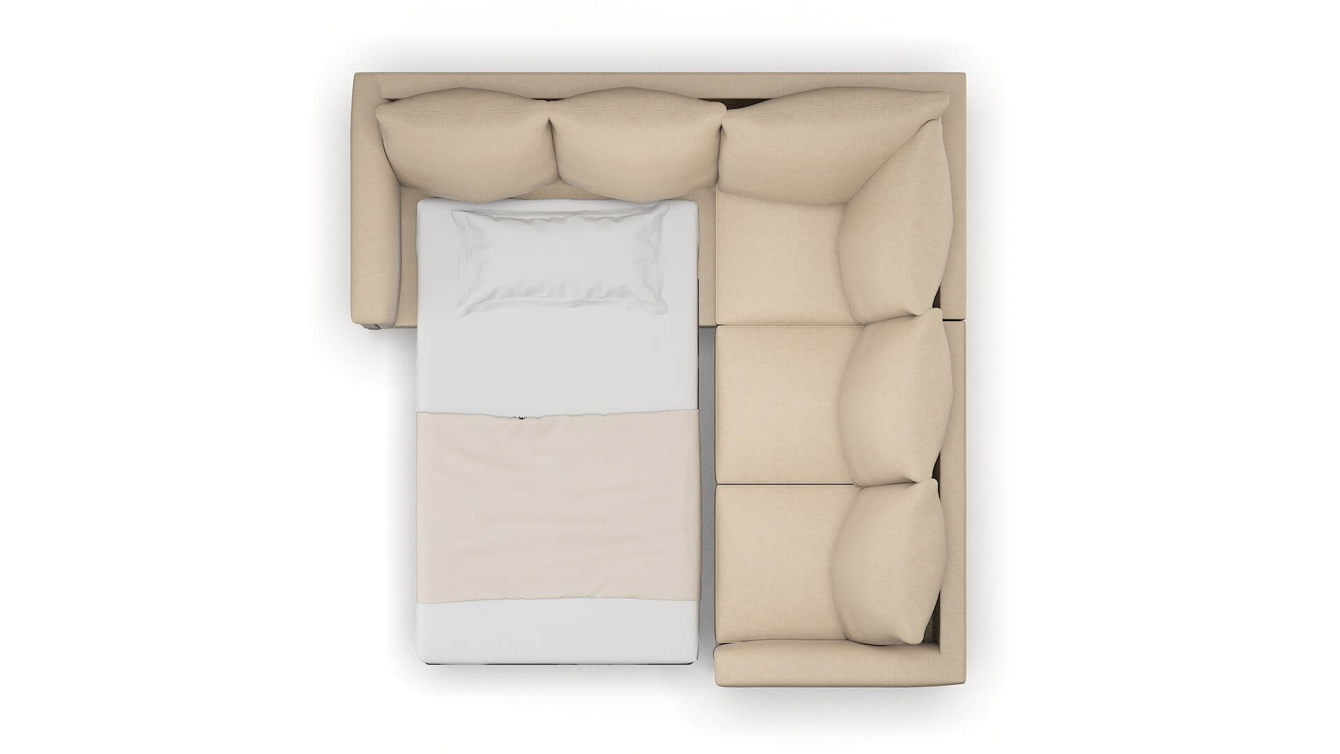 Sofia Royale Mondo Sectional Sleeper Espresso legs 3