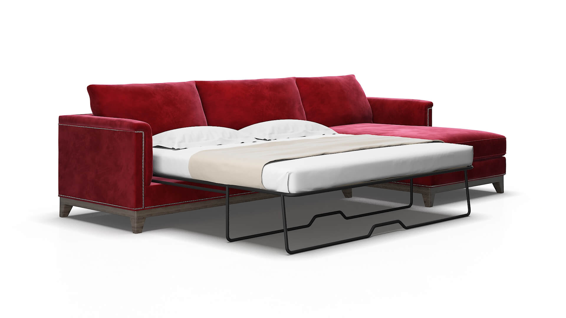 Sofia Royale ruby Panel sleeper Espresso Legs  2