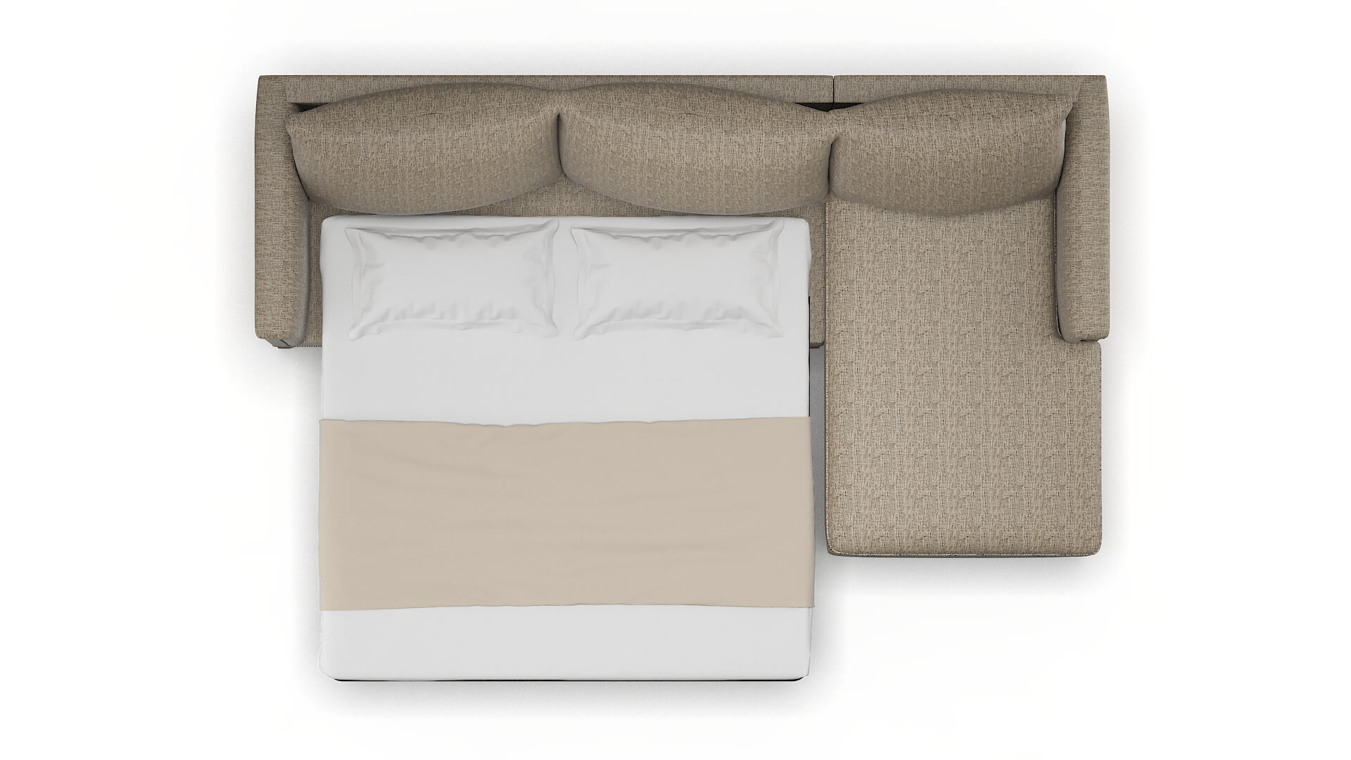 Sofia Solifestyle 51 Panel Sleeper Espresso legs 3