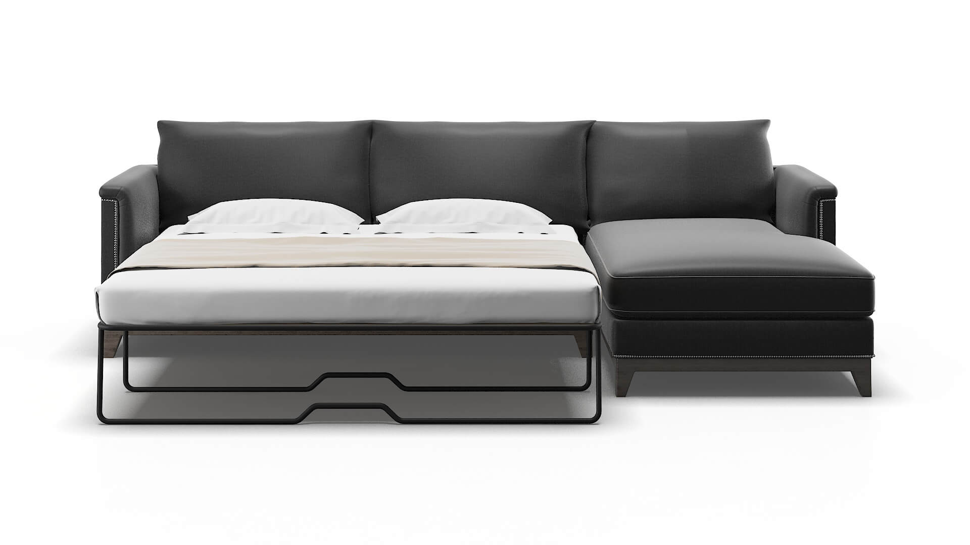 Sofia Sosoftness 54 Panel Sleeper Espresso legs 1