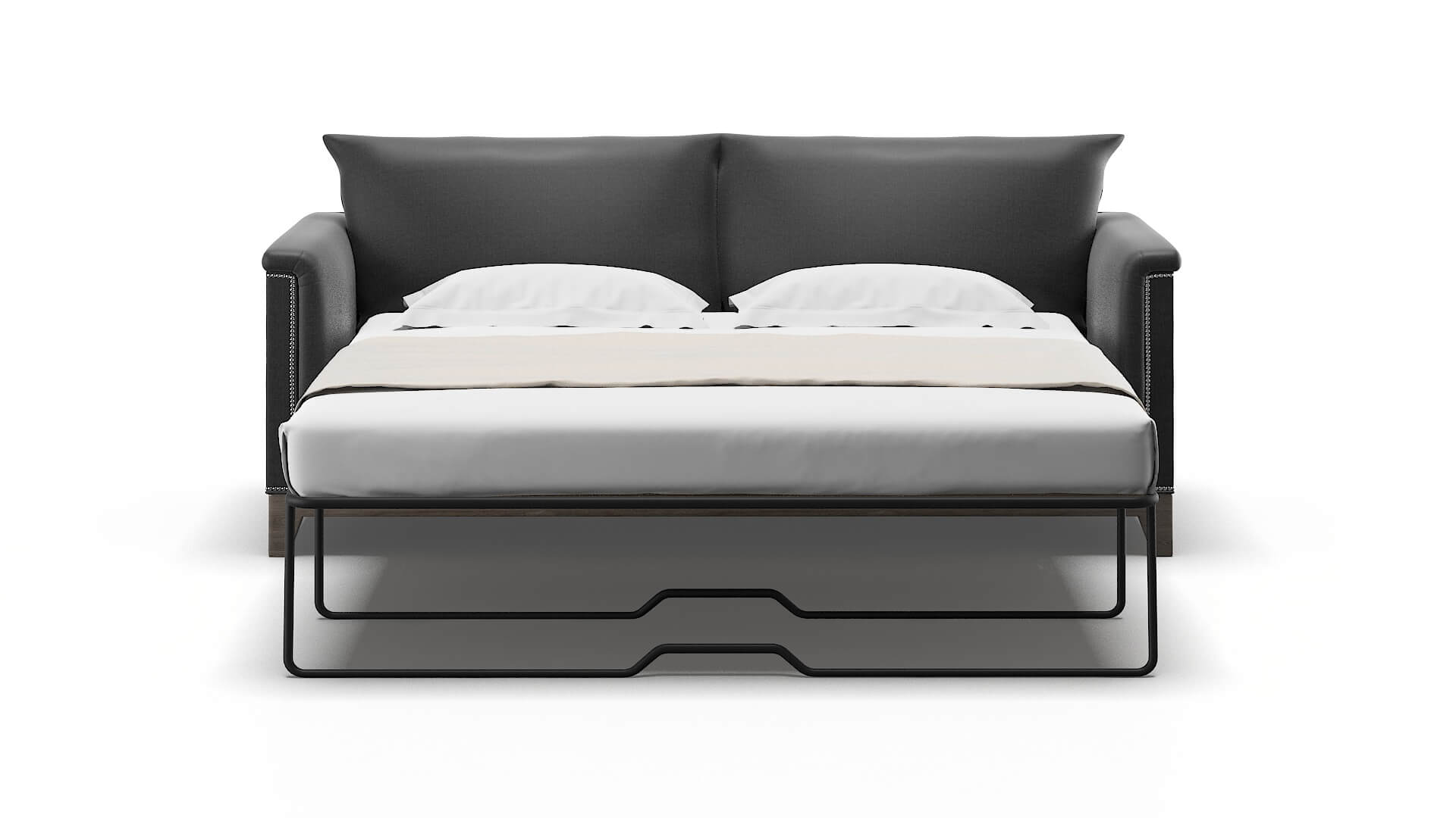 Sofia Sosoftness 54 Sofa Sleeper Espresso legs 1