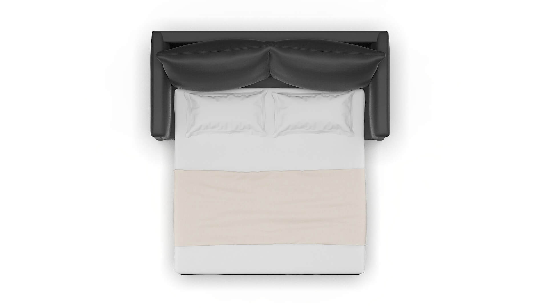 Sofia Sosoftness 54 Sofa Sleeper Espresso legs 3