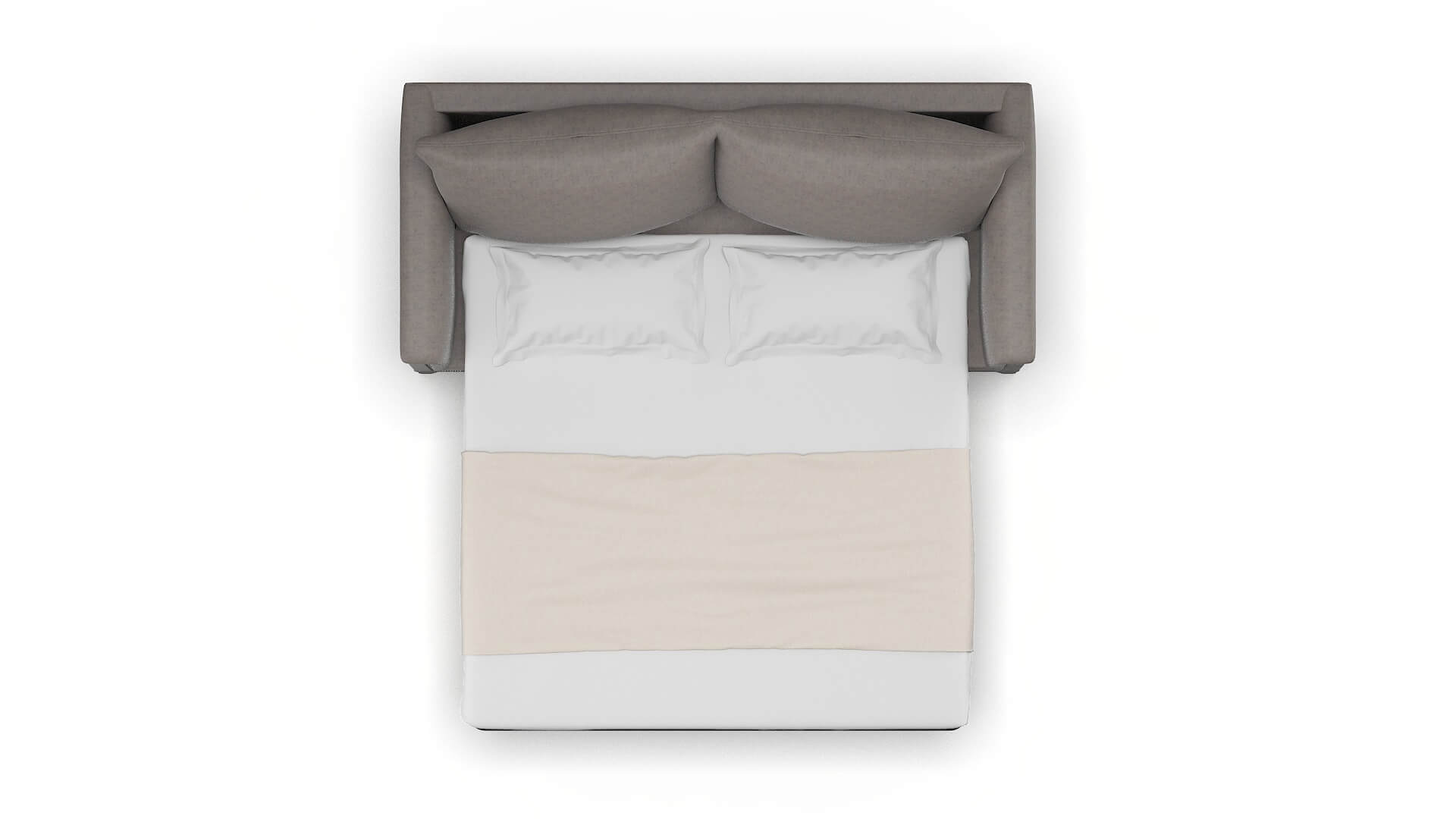 Sofia Suave Slate Sofa Sleeper Espresso legs 3