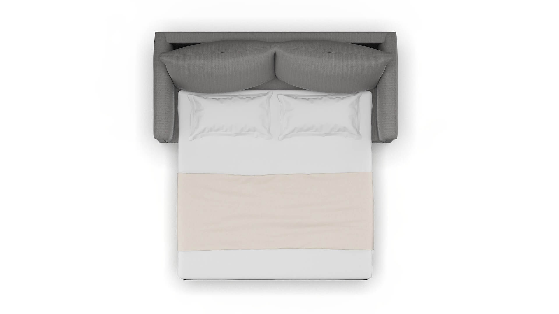 Sofia Terrain Oatmeal Sofa Sleeper Espresso legs 3