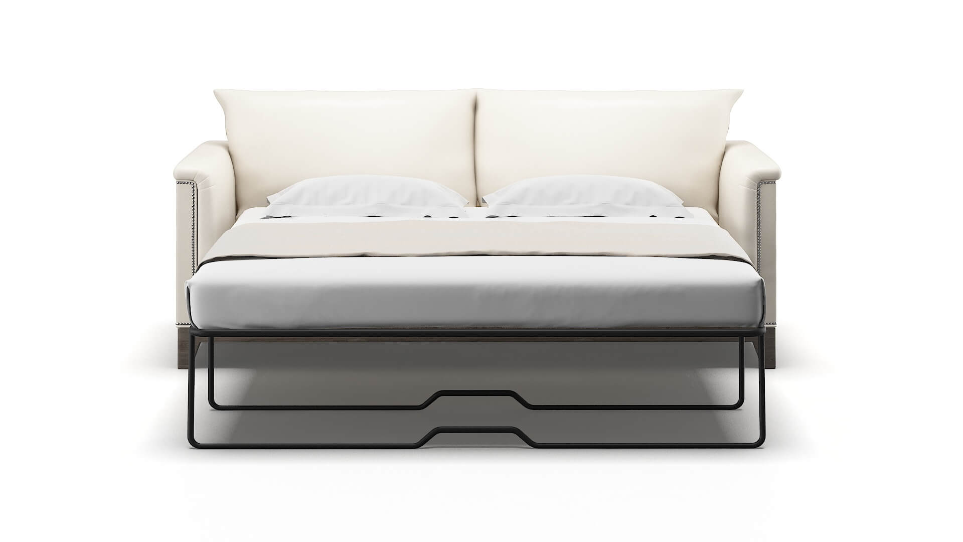 Sofia Urban_d Snow Sofa Sleeper Espresso legs 1