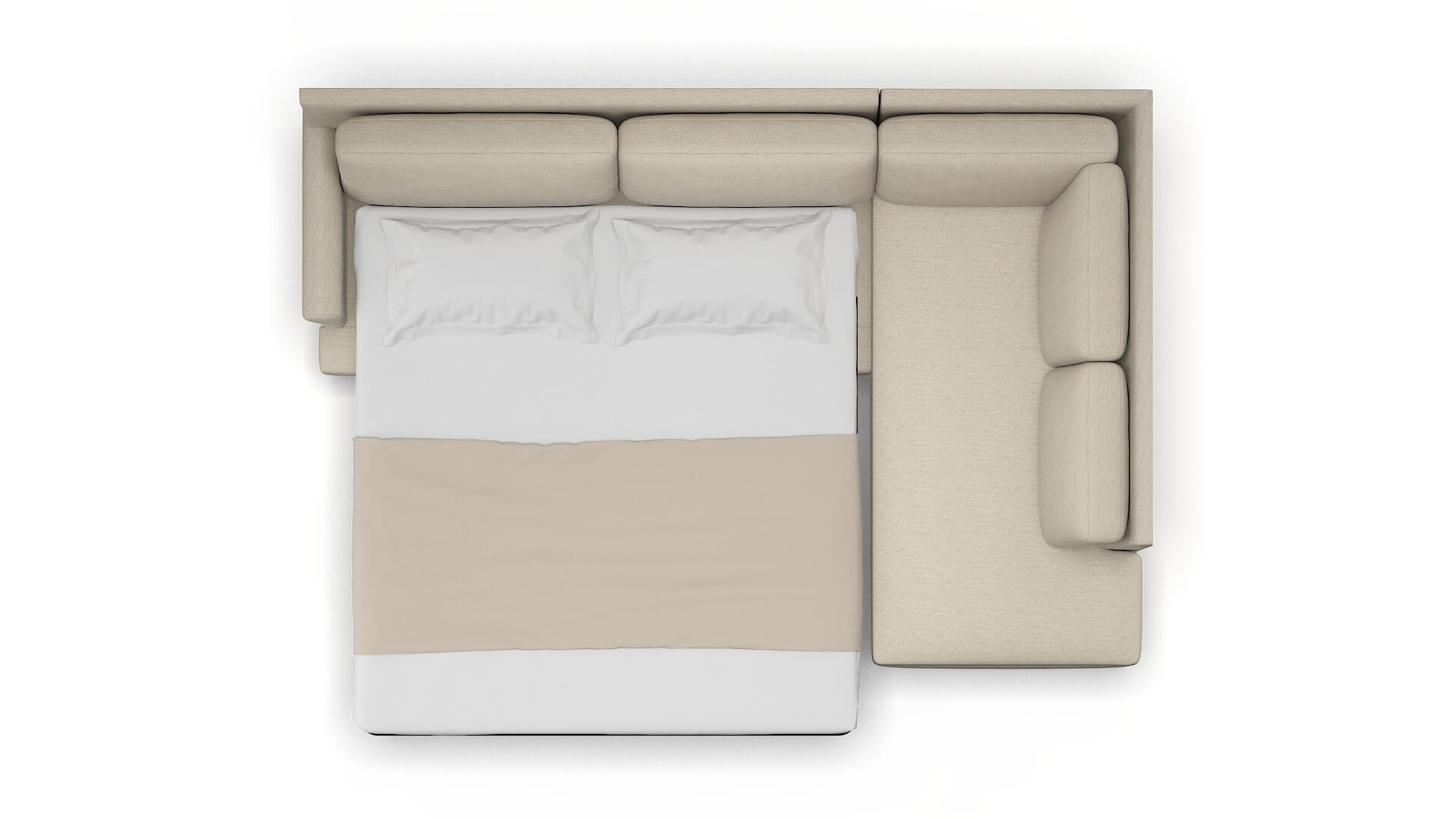 Stockholm Avenger Pumice Panel Sleeper Espresso legs 3