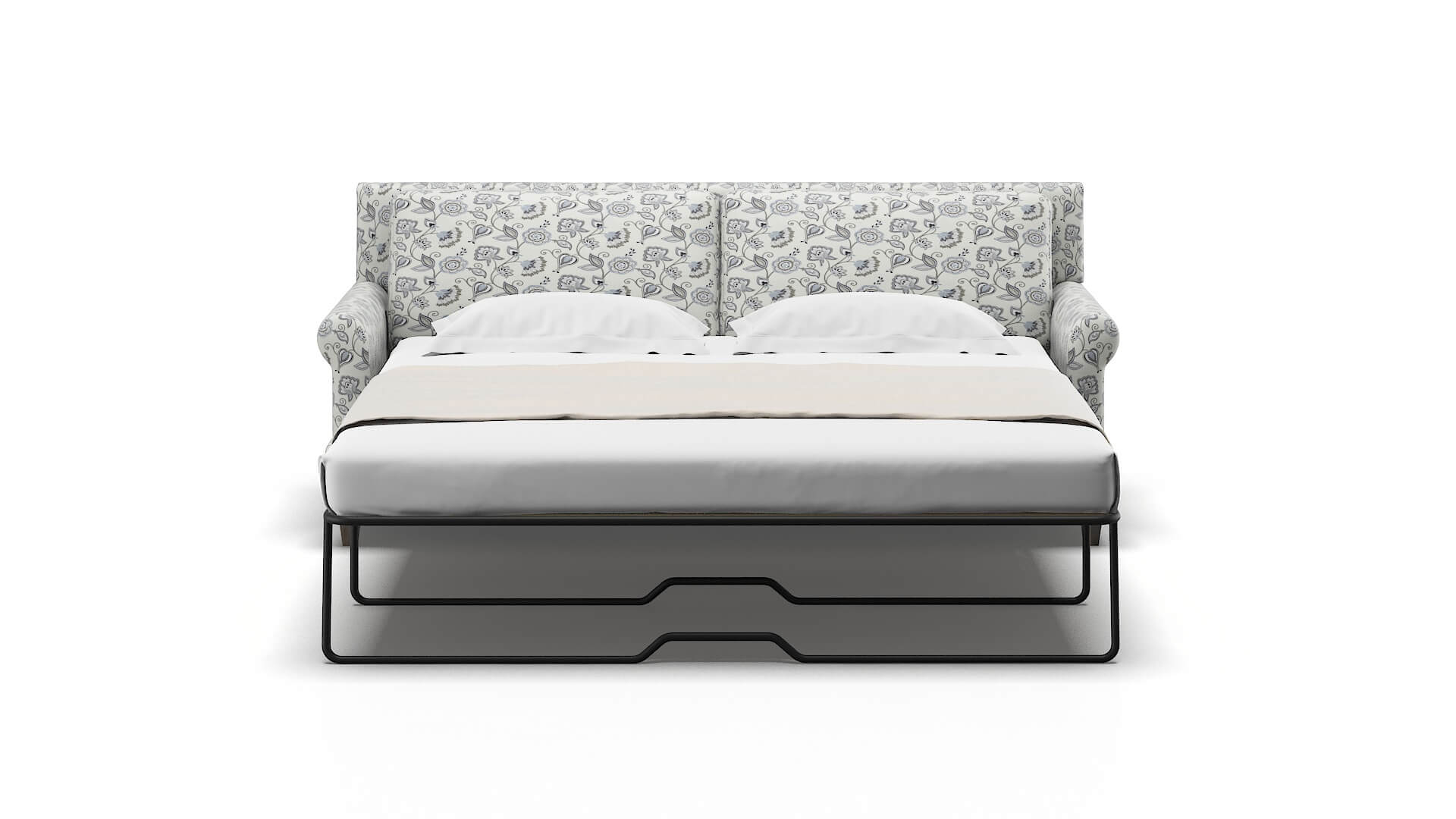 Stockholm Avignon Sky Sofa Sleeper Espresso legs 1