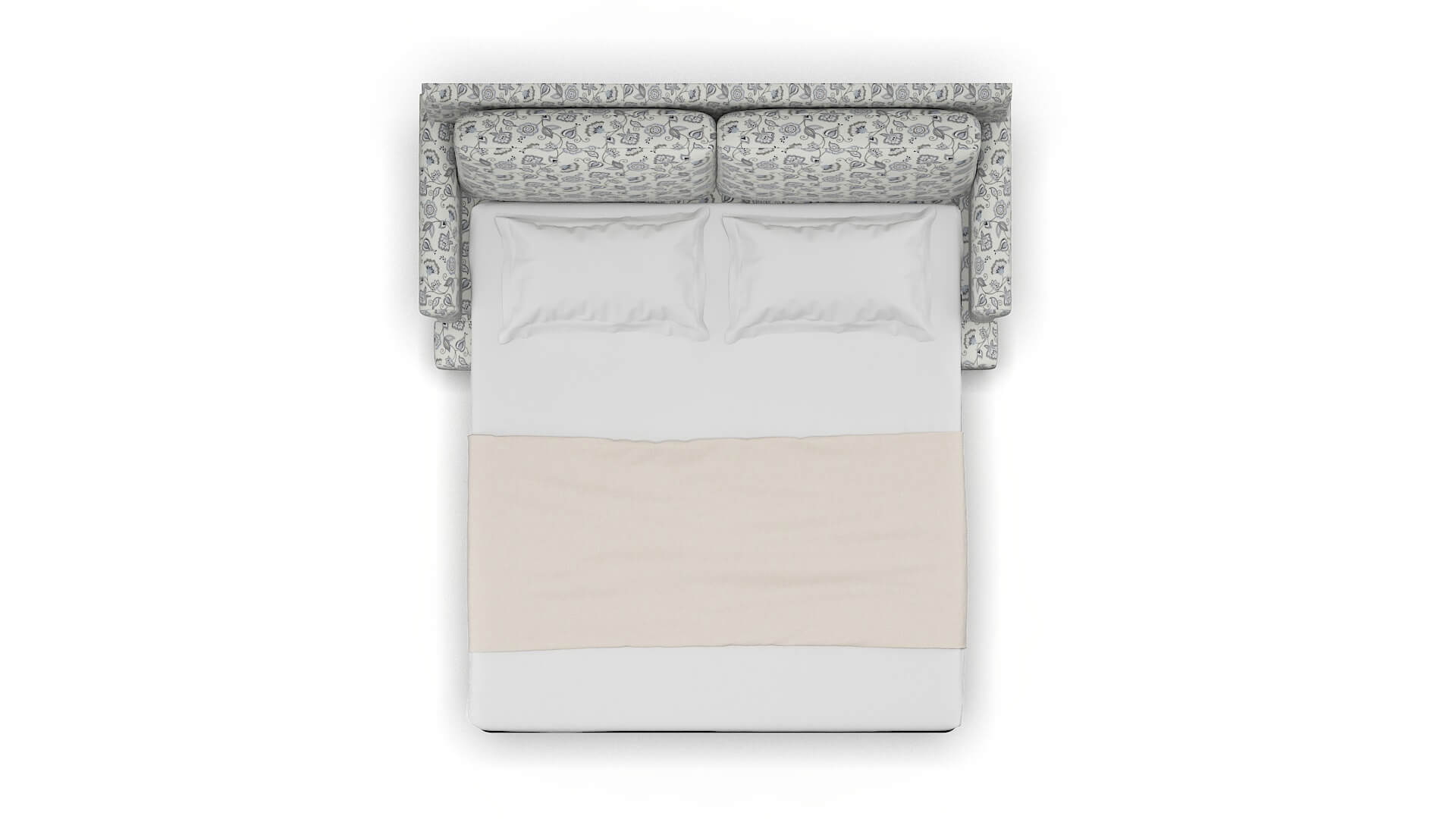 Stockholm Avignon Sky Sofa Sleeper Espresso legs 3