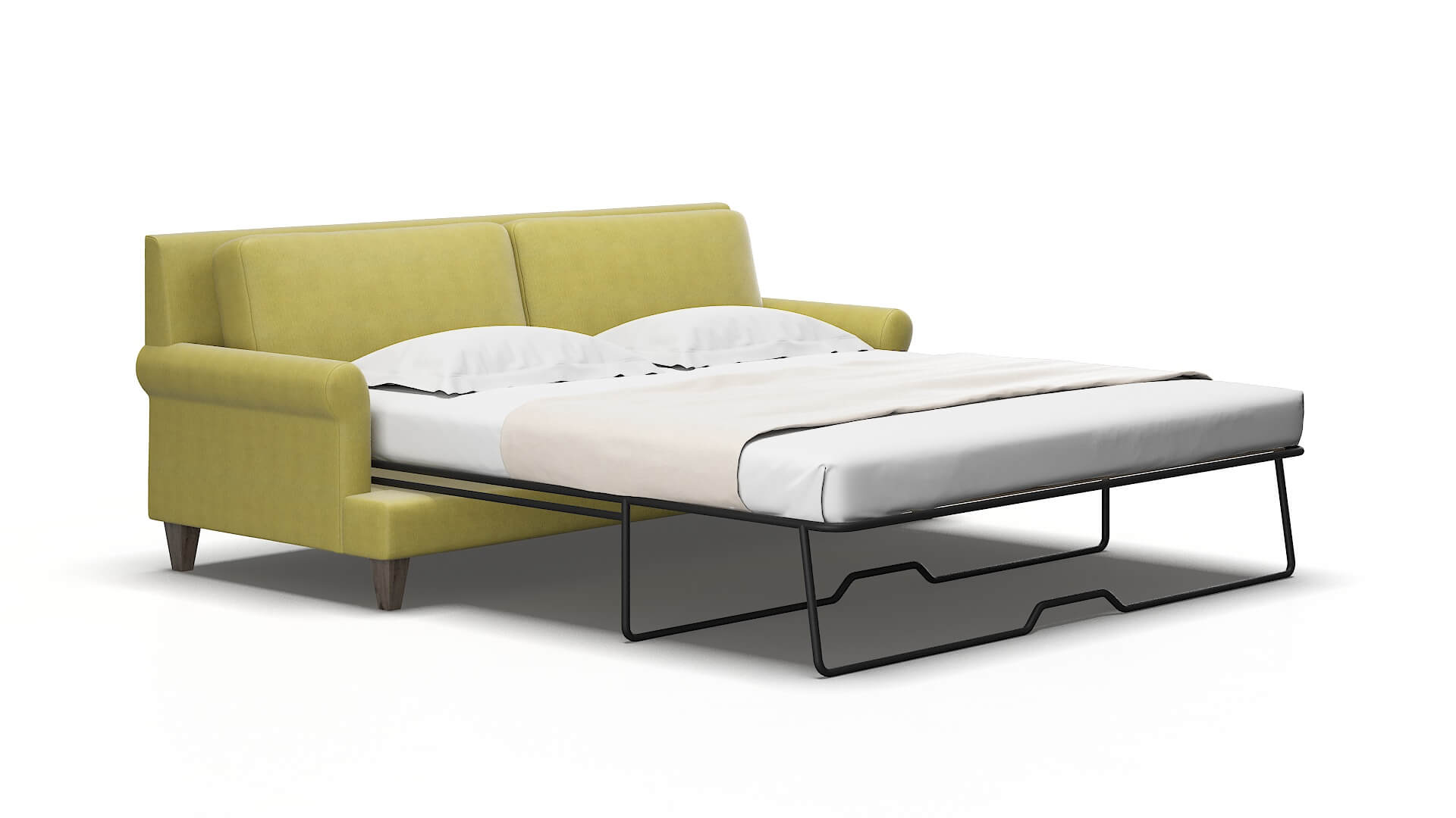 Stockholm Bella apple Sofa sleeper Espresso Legs  2