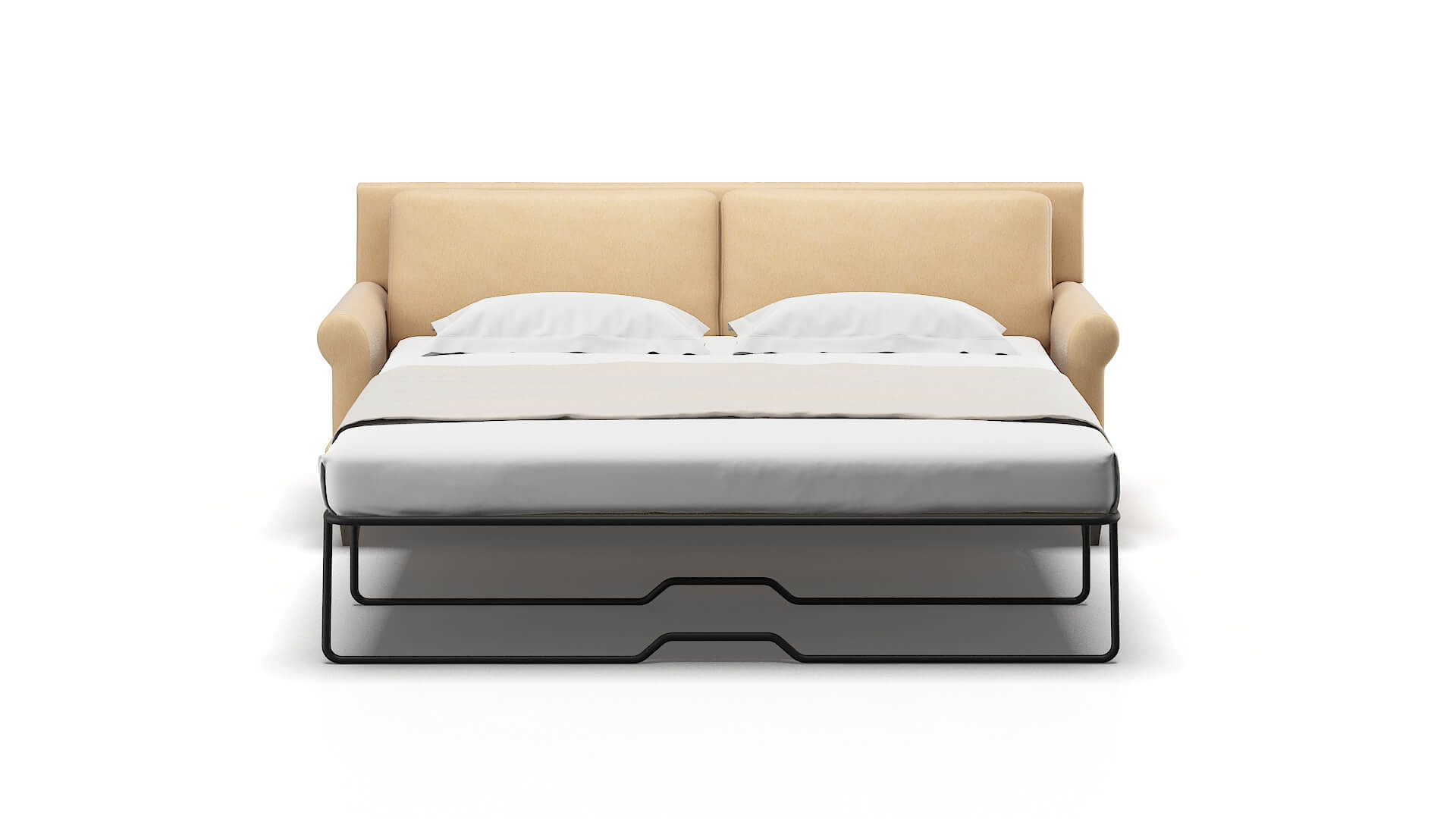 Stockholm Bella Coffee Sofa Sleeper Espresso legs 1