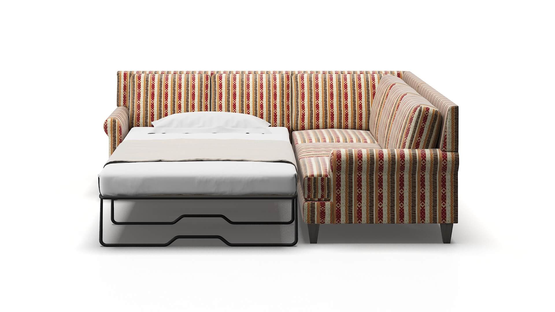 Stockholm Bodhi Tango Sectional Sleeper Espresso legs 1