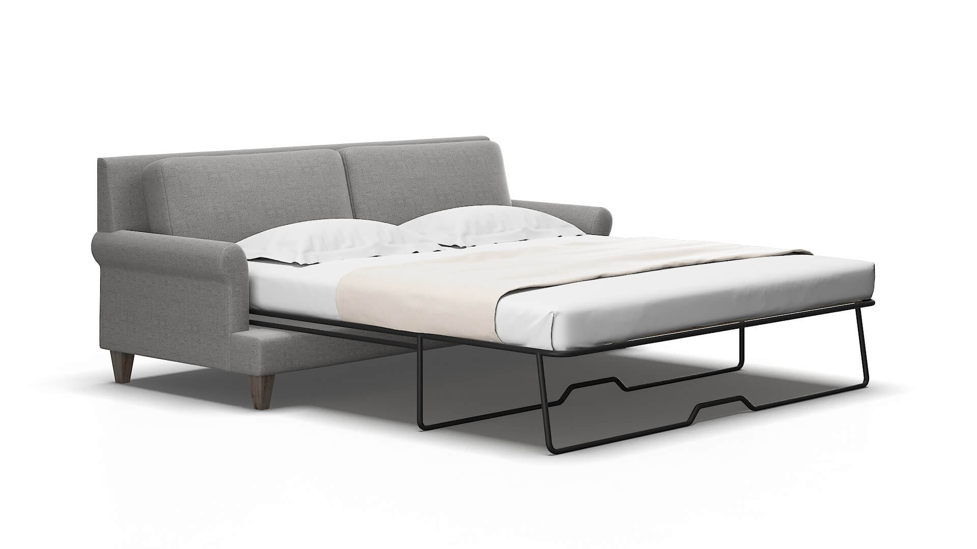 Stockholm Catalina steel Sofa sleeper Espresso Legs  2