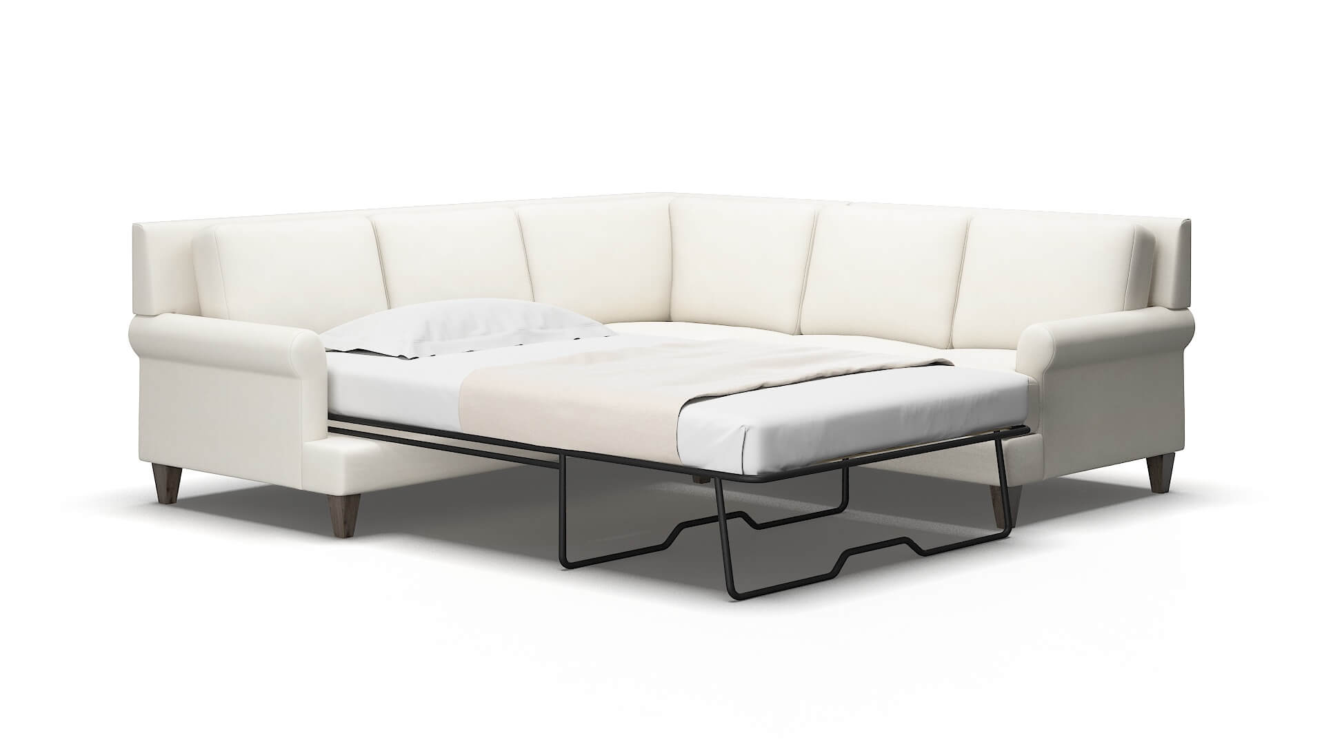 Stockholm Chance bone Sectional sleeper Espresso Legs  2