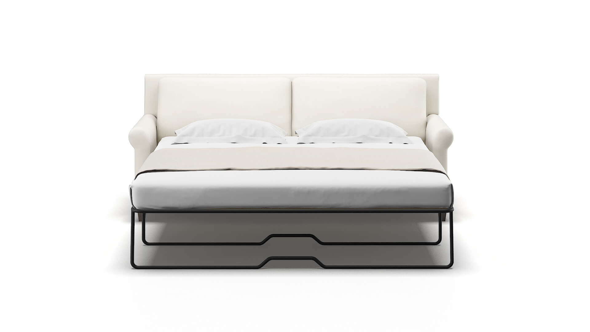 Stockholm Chance Bone Sofa Sleeper Espresso legs 1