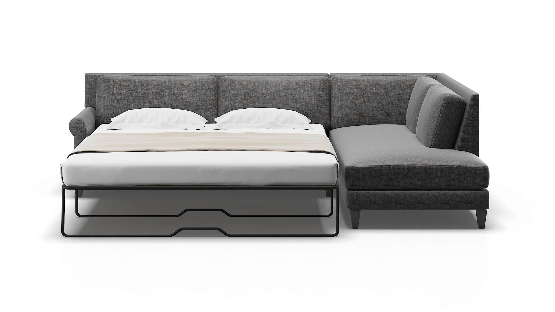 Stockholm Curious Pacific Panel Sleeper Espresso legs 1