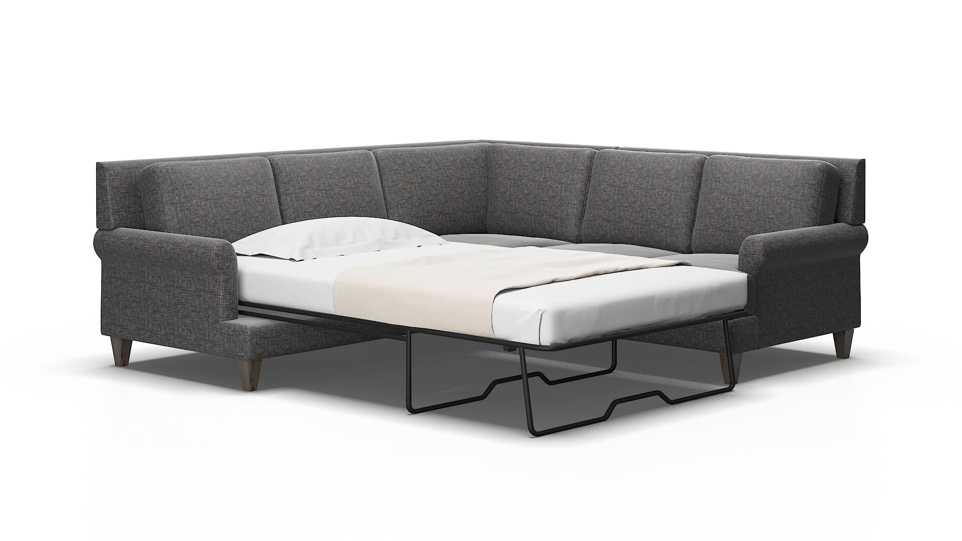 Stockholm Curious pacific Sectional sleeper Espresso Legs  2