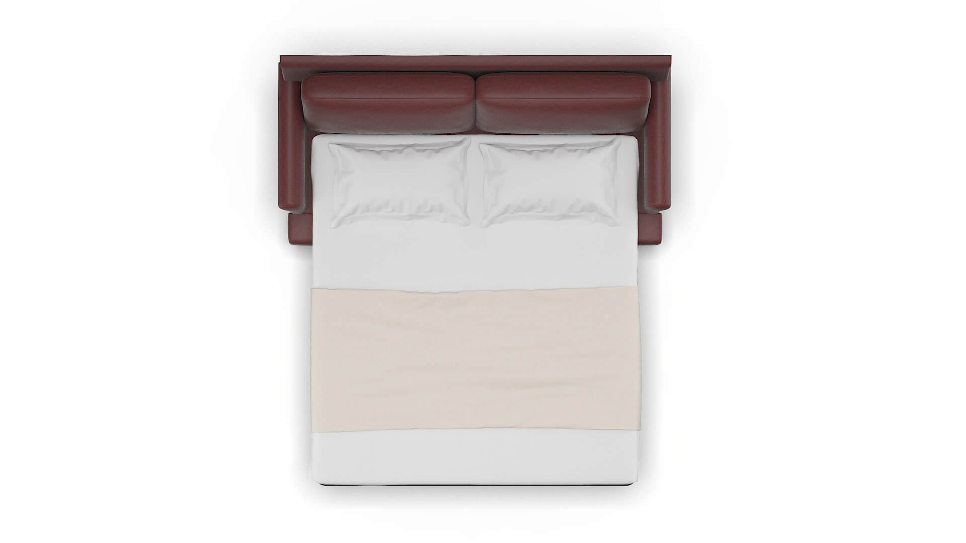 Stockholm Derby Berry Sofa Sleeper Espresso legs 3