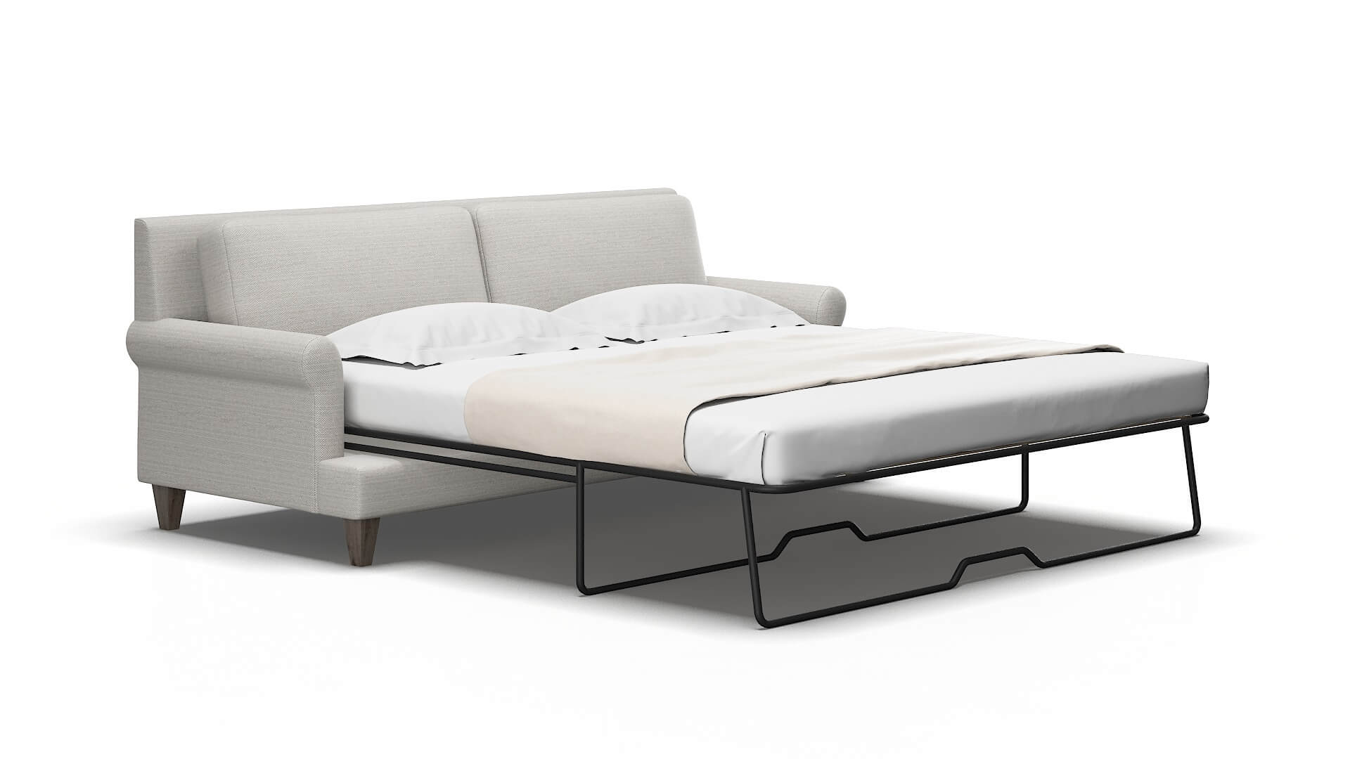 Stockholm Derby Grey Sofa Sleeper Espresso legs 2