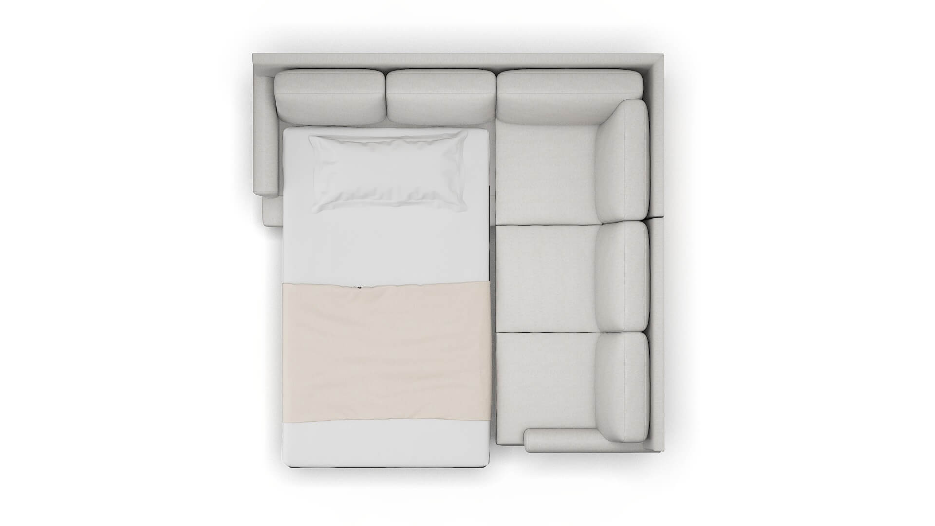 Stockholm Dream_d Sterling Sectional Sleeper Espresso legs 3