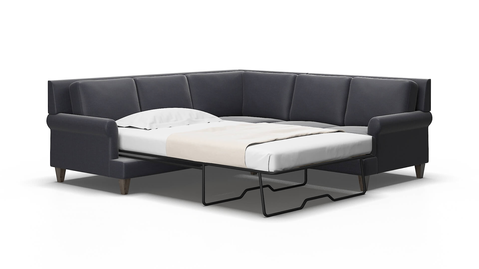 Stockholm Hepburn_hrp Deep_sea Sectional Sleeper Espresso legs 2