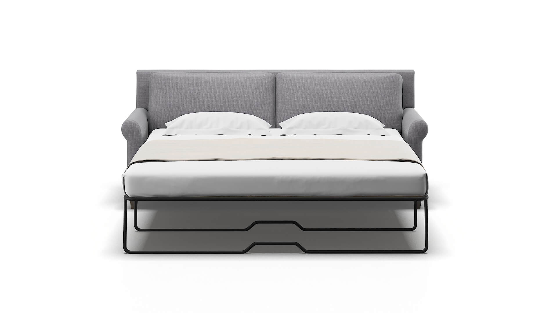 Stockholm Insight Denim Sofa Sleeper Espresso legs 1