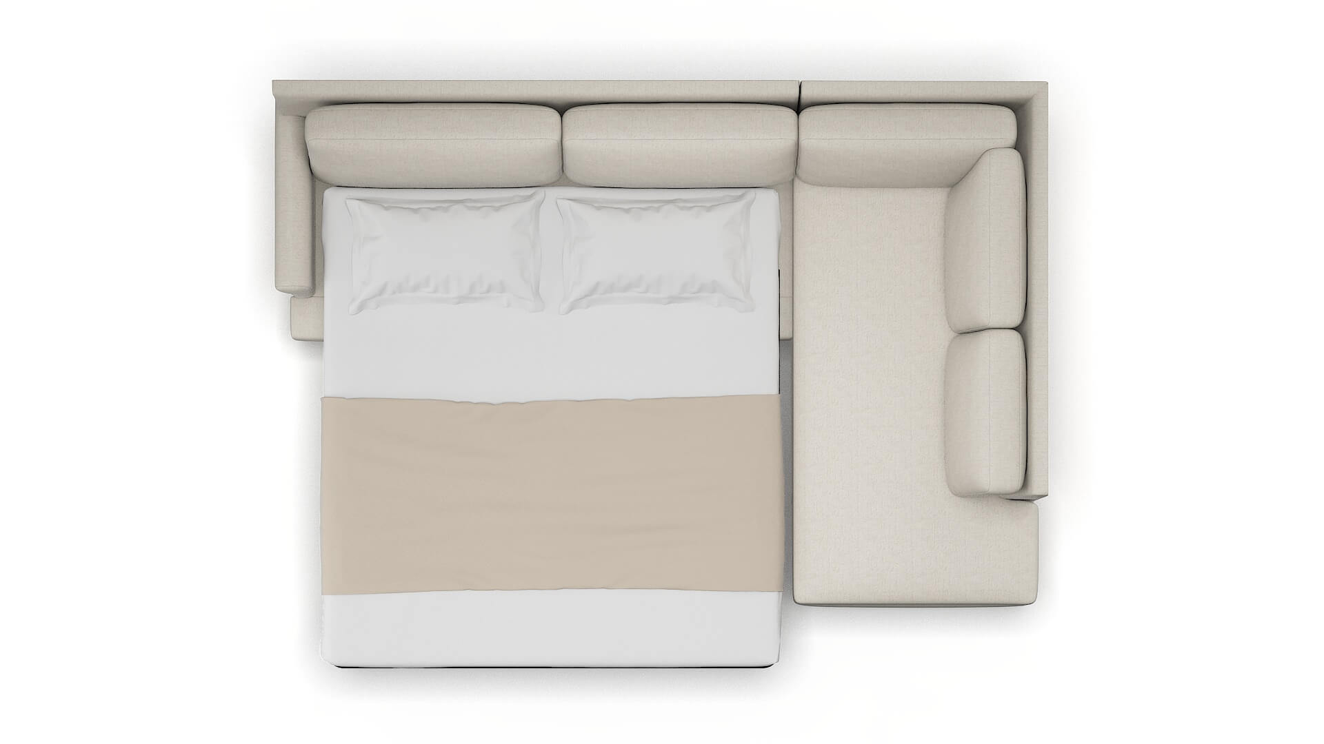 Stockholm Insight Dove Panel Sleeper Espresso legs 3