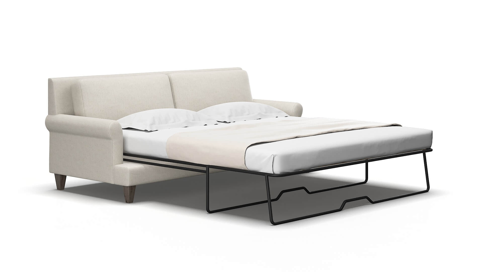 Stockholm Insight dove Sofa sleeper Espresso Legs  2