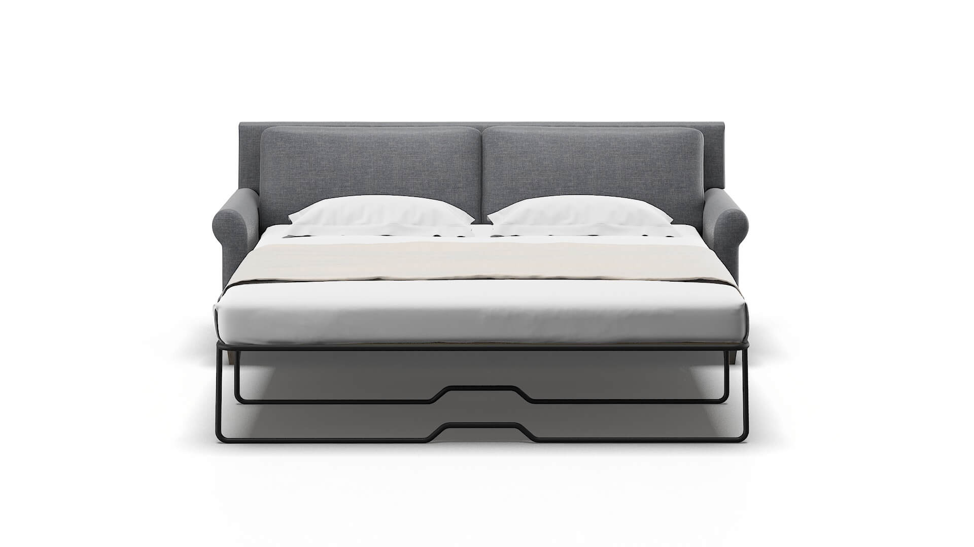 Stockholm Keylargo Graphite Sofa Sleeper Espresso legs 1