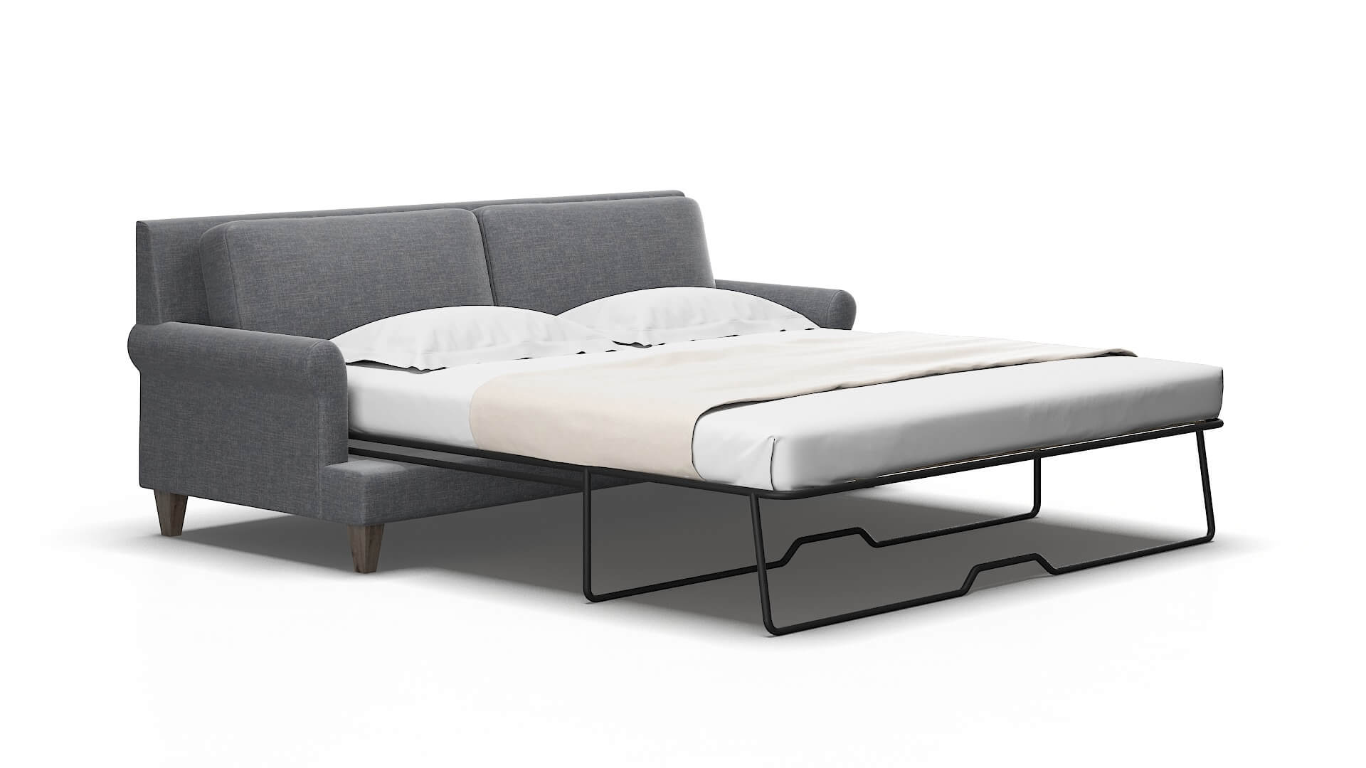Stockholm Keylargo Graphite Sofa Sleeper espresso legs 2