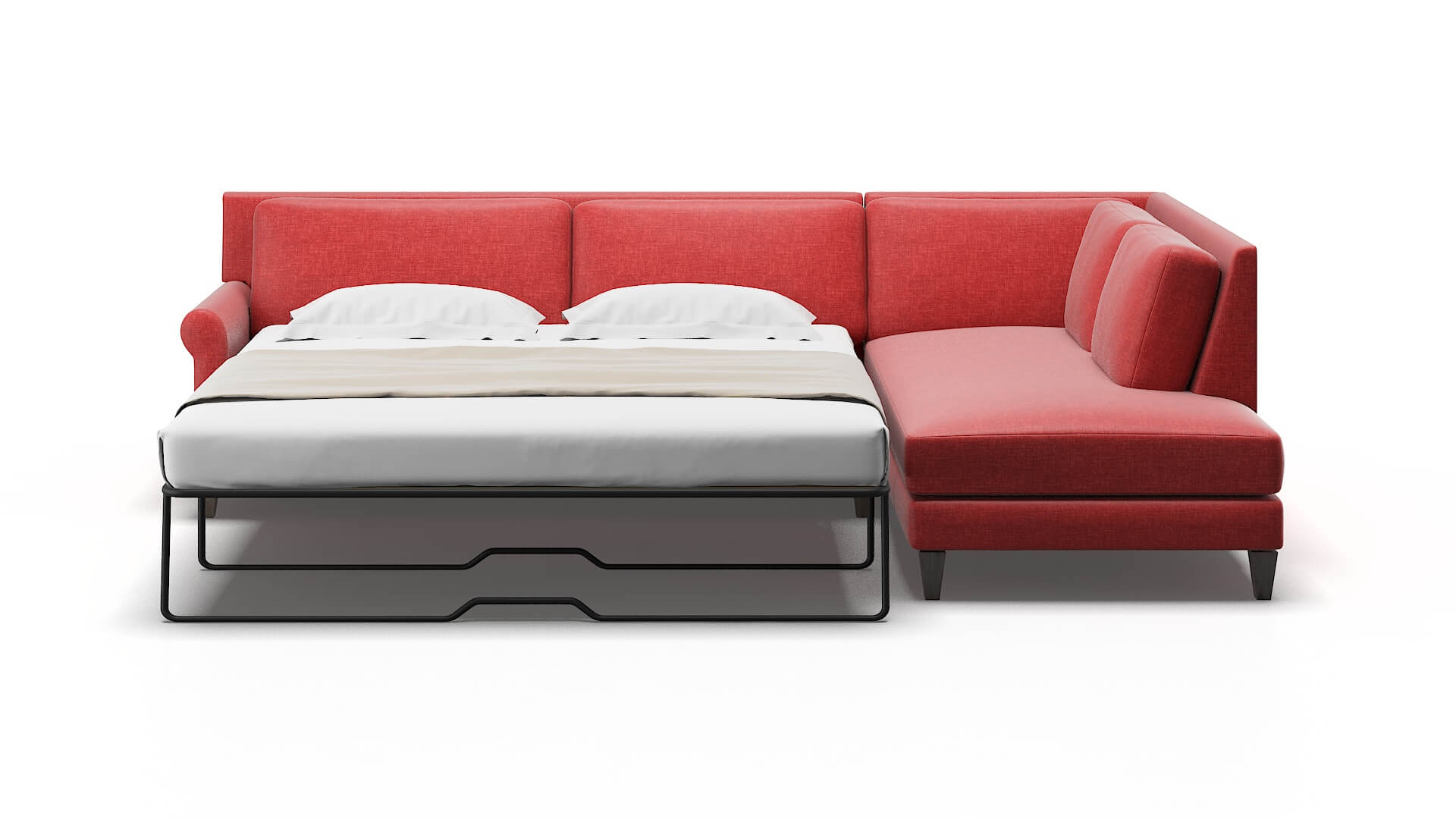 Stockholm Keylargo Ruby Panel Sleeper Espresso legs 1