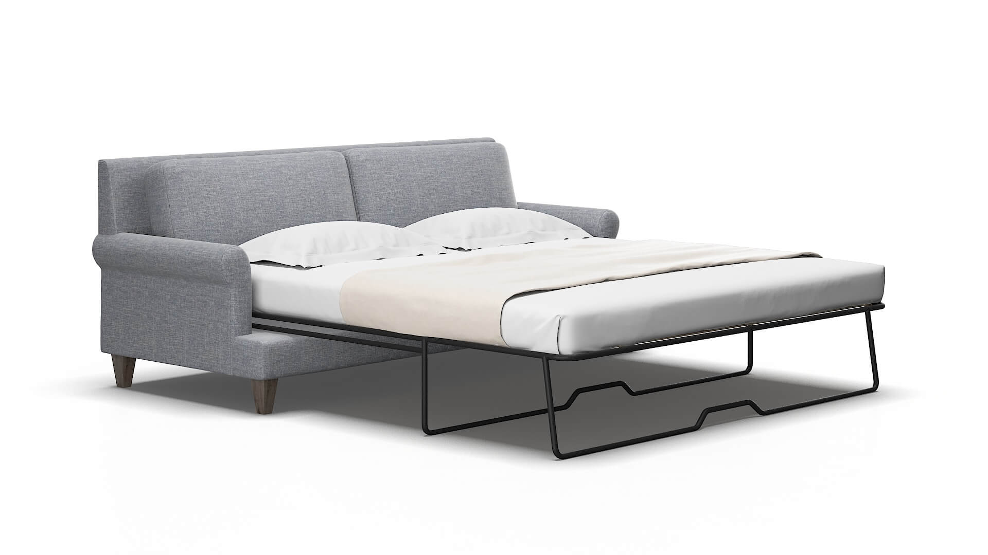 Stockholm Lana Ash Sofa Sleeper Espresso legs 2
