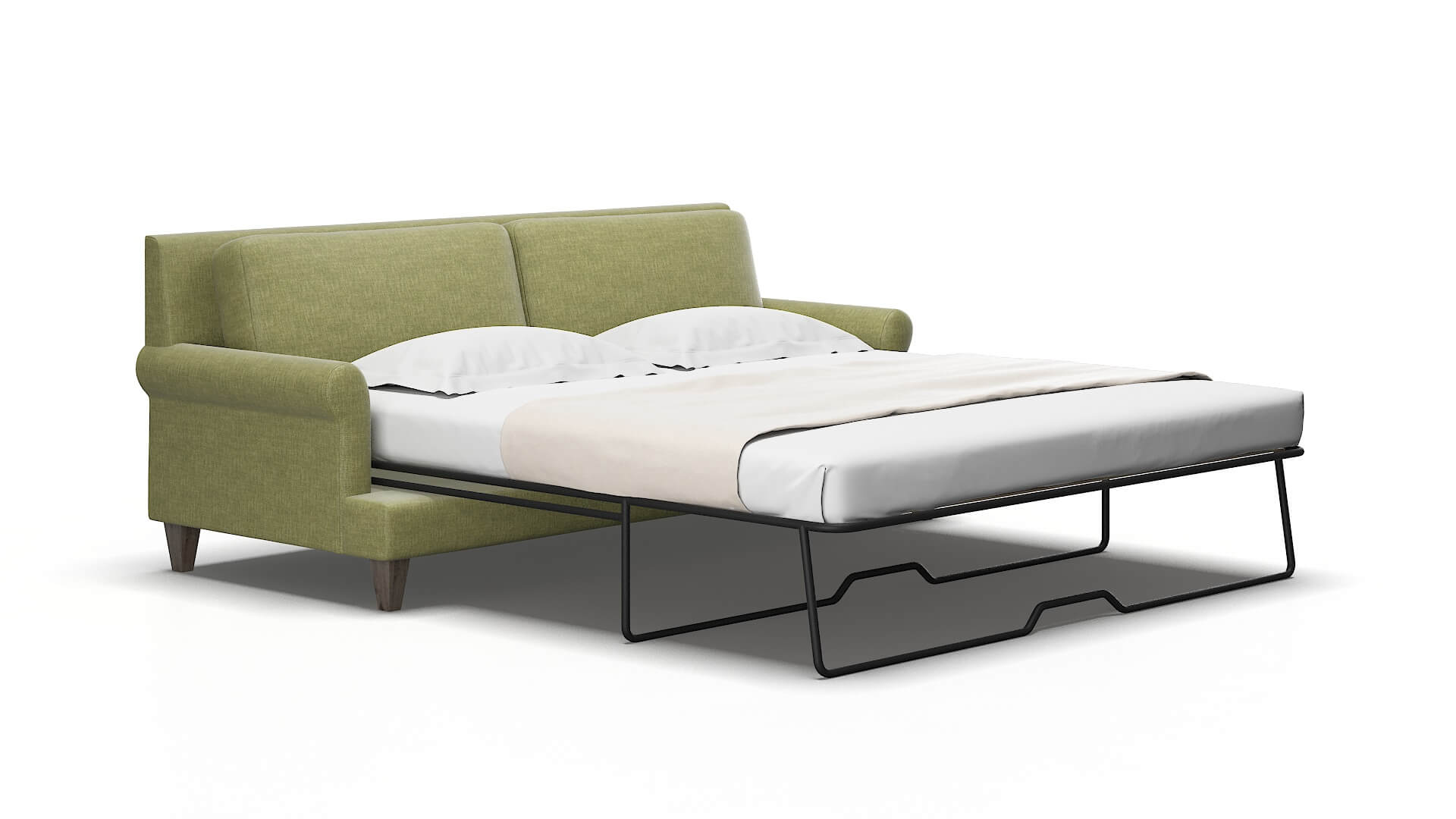 Stockholm Leslie lawn Sofa sleeper Espresso Legs  2