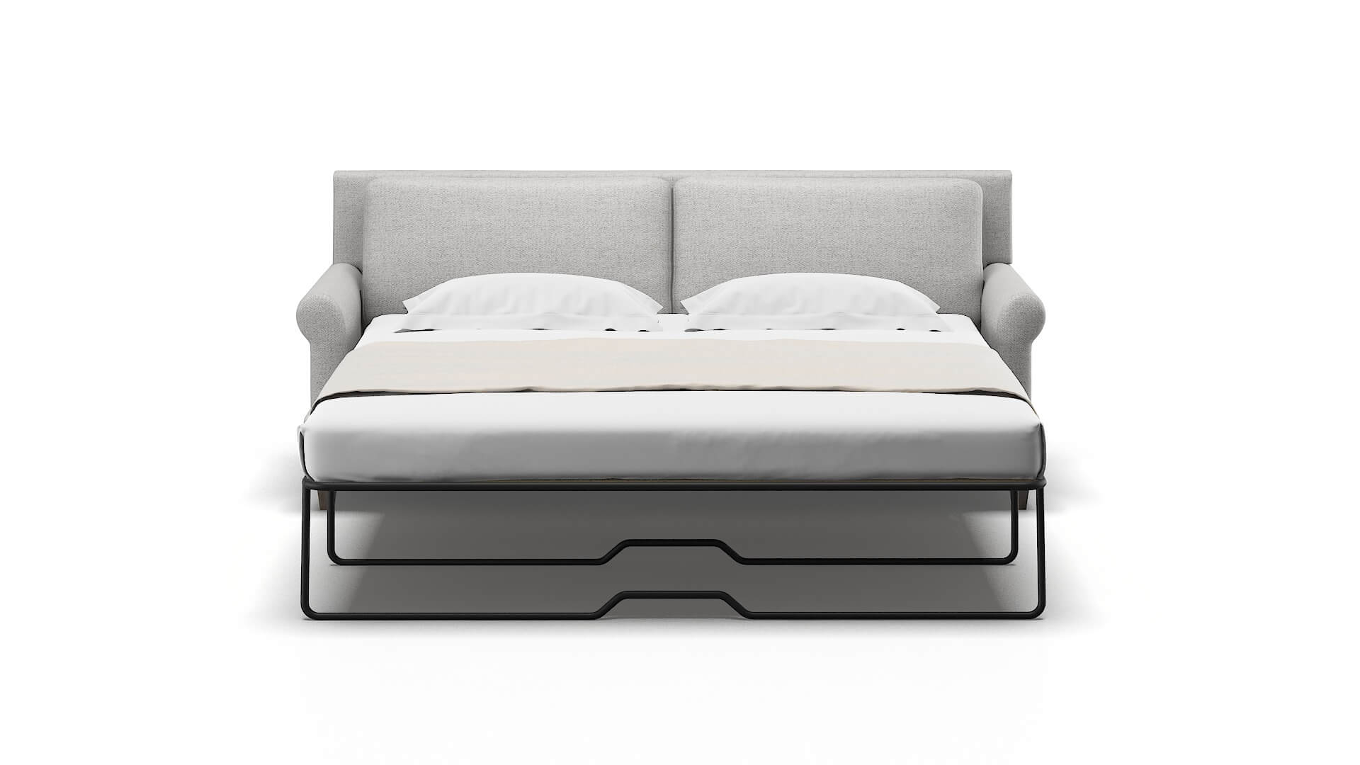 Stockholm Malibu Dove Sofa Sleeper Espresso legs 1