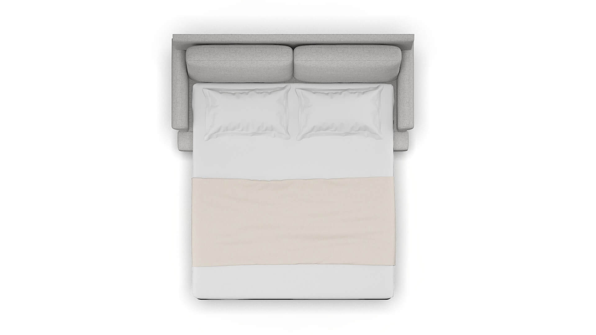 Stockholm Malibu Dove Sofa Sleeper Espresso legs 3