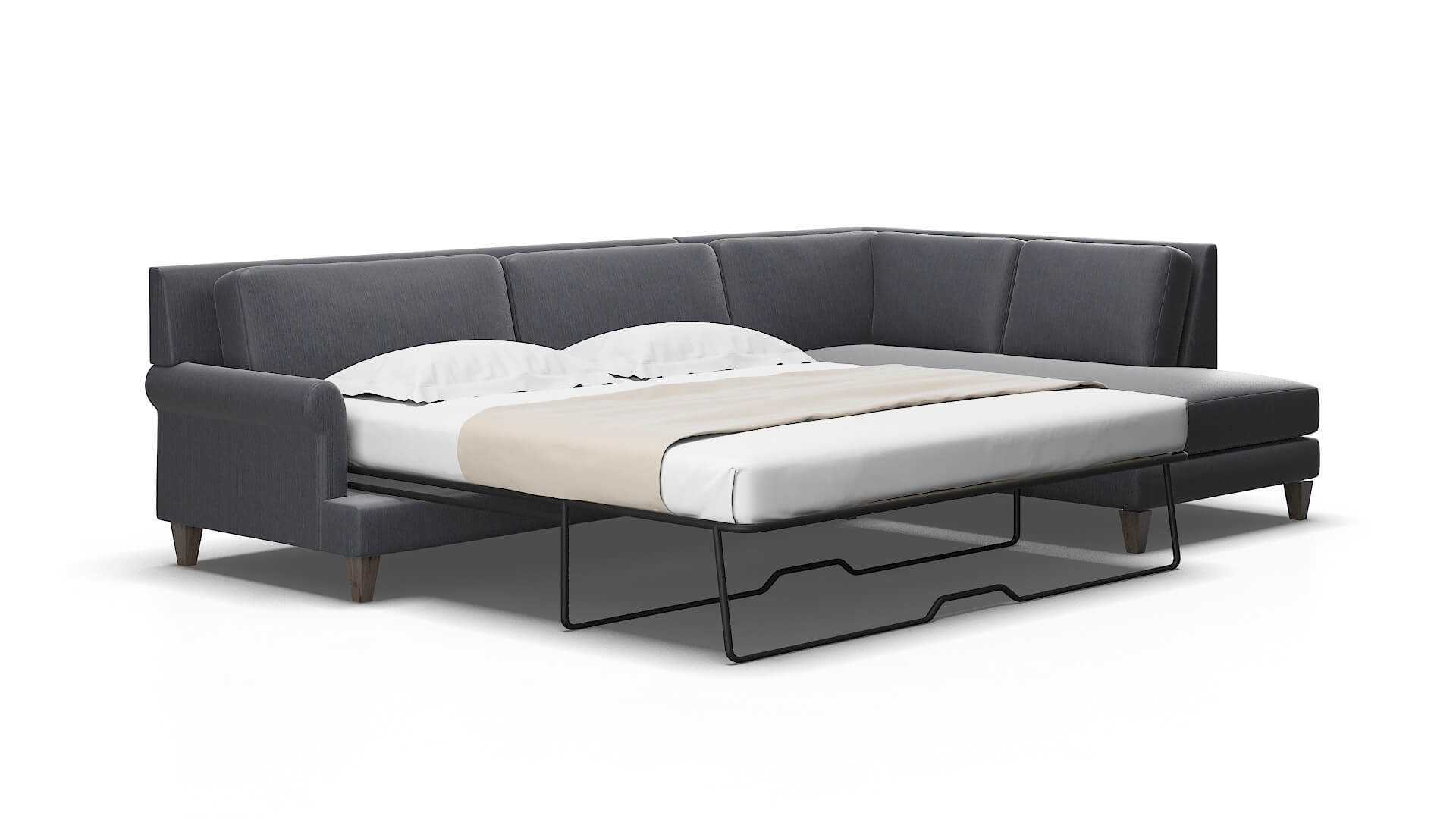 Stockholm Malibu sea Panel sleeper Espresso Legs  2