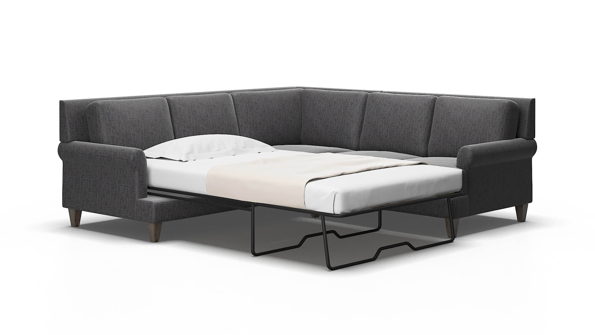 Stockholm Marcy baltic Sectional sleeper Espresso Legs  2