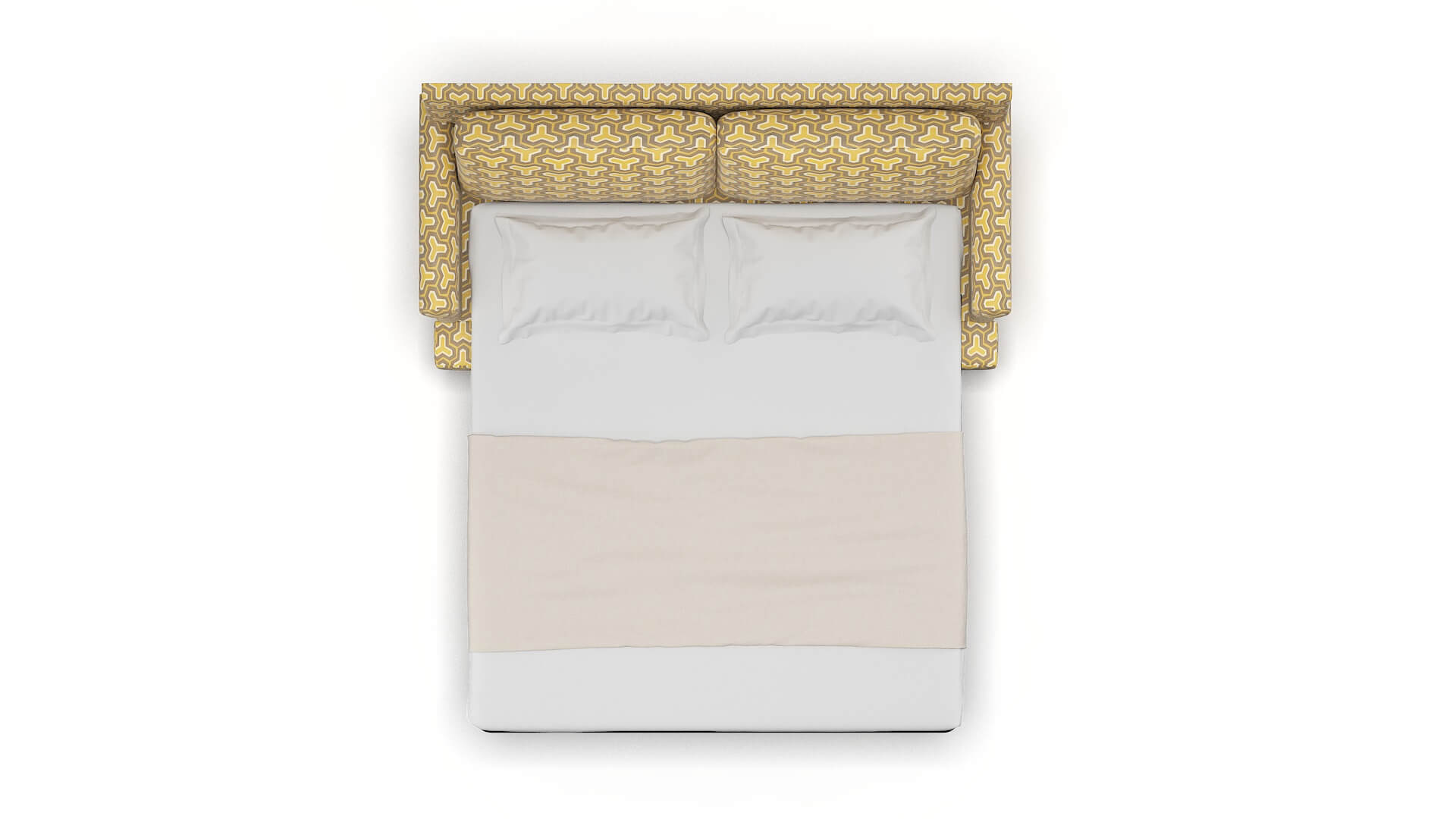 Stockholm Merci Dijon Sofa Sleeper Espresso legs 3