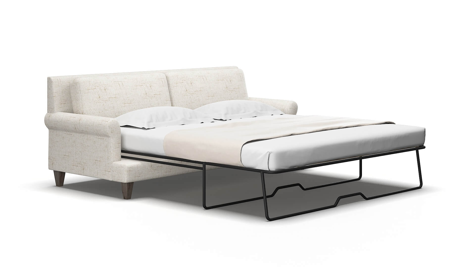 Stockholm Oceanside natural Sofa sleeper Espresso Legs  2
